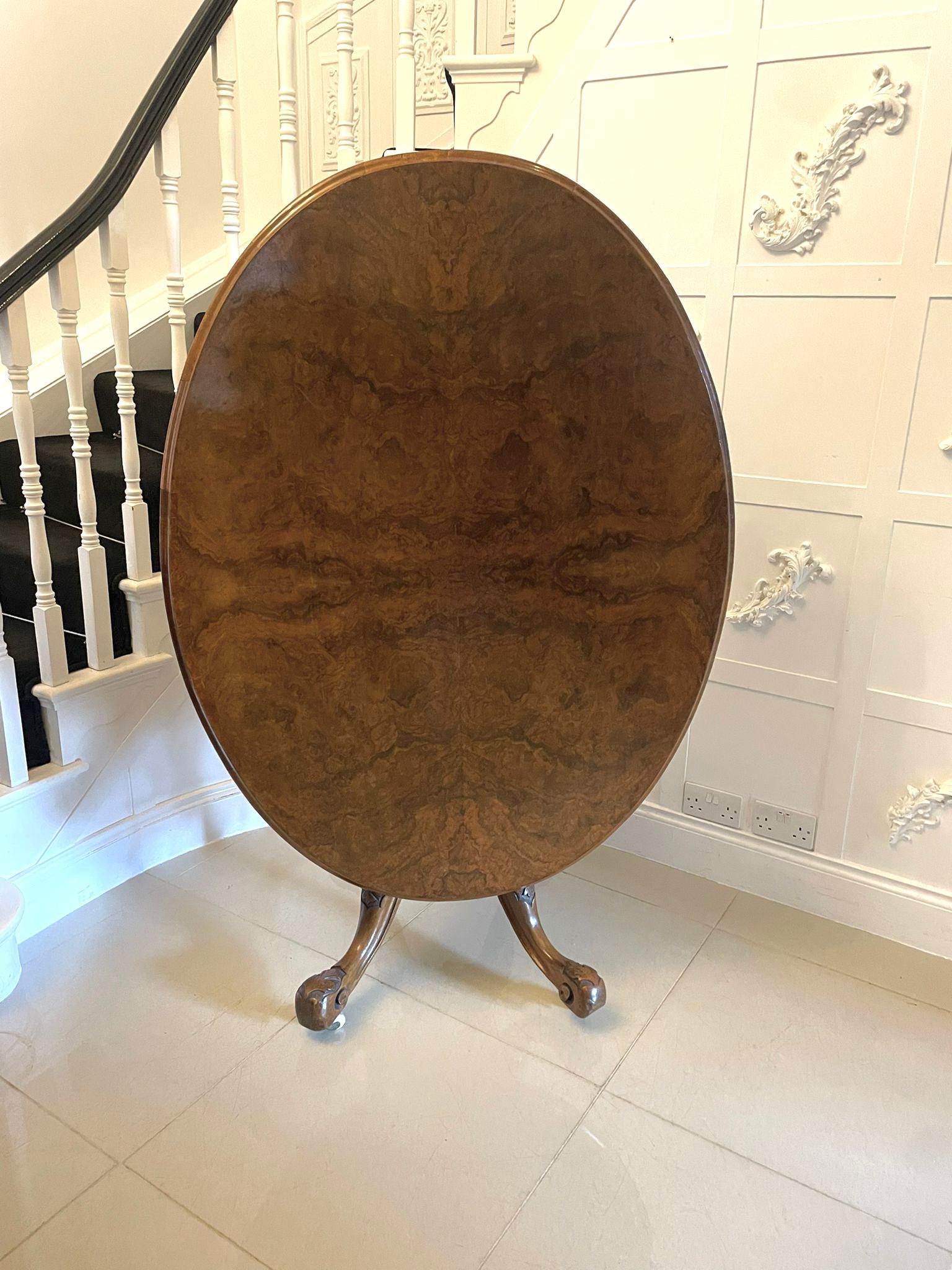 Outstanding Quality Antique Victorian Oval Burr Walnut Dining Table (1 of 13) Outstanding Quality Antique Victorian Oval Burr Walnut Dining Table (1 of 13)