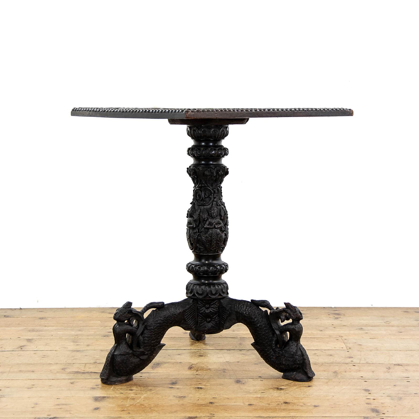 Antique Oriental Carved Table (1 of 12)