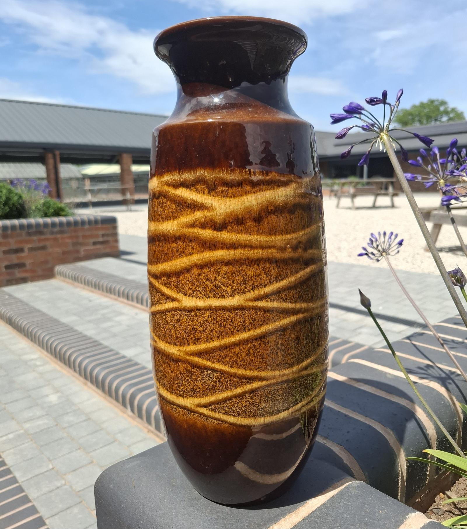 A Scheurich West German Floor Vase (1 of 2) A Scheurich West German Floor Vase (1 of 2)