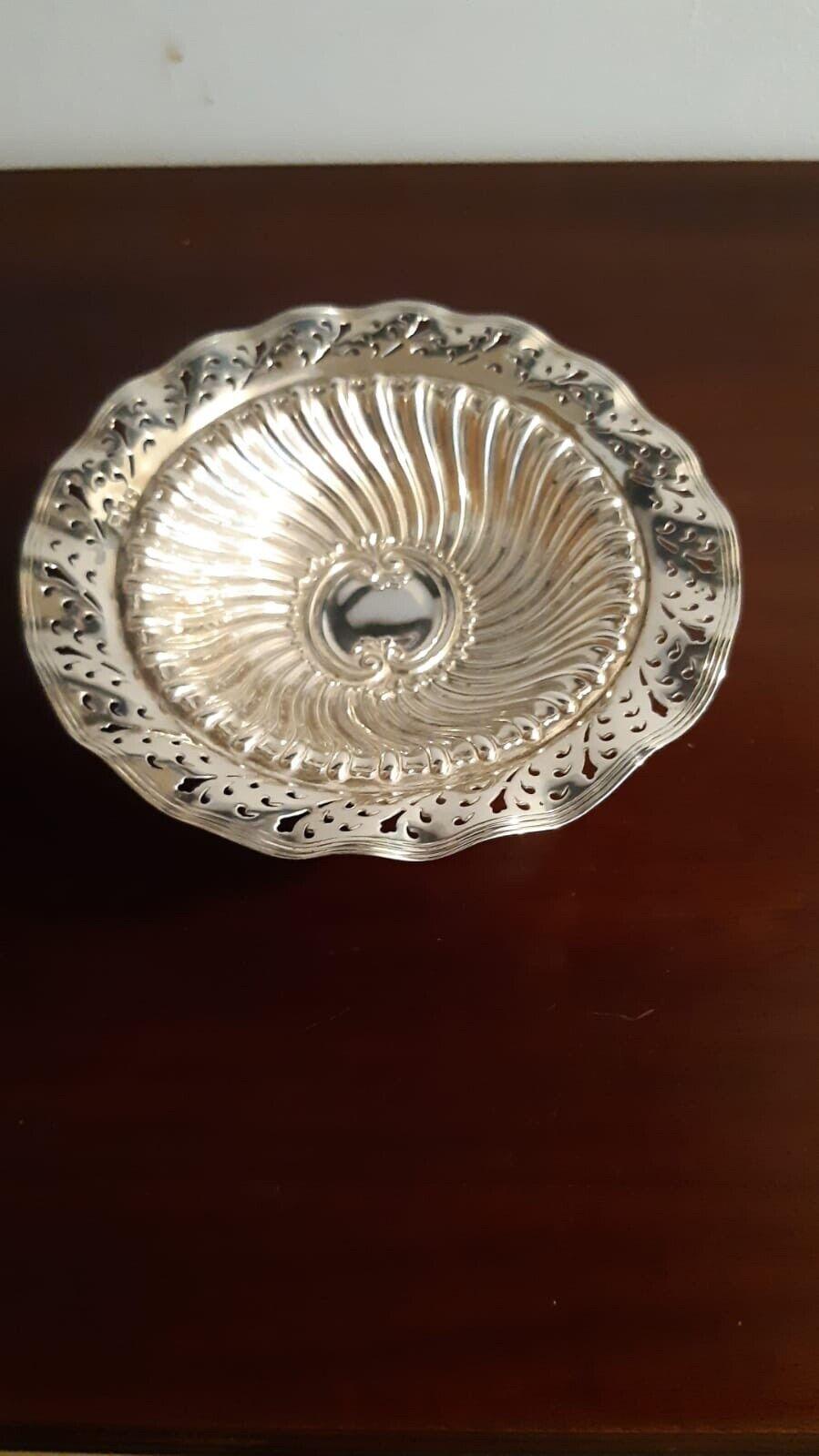 Solid Silver Victorian Sweet Dish (1 of 6)