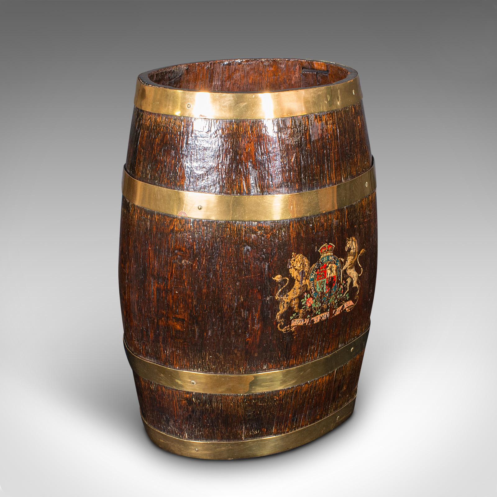 Antique Oval Stick Stand, English Oak, Coopered Barrel, Umbrella Loop, Victorian (1 of 9) Antique Oval Stick Stand, English Oak, Coopered Barrel, Umbrella Loop, Victorian (1 of 9)