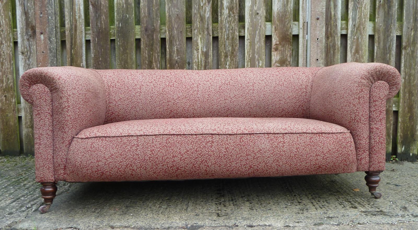 Large Victorian Chesterfield Sofa (1 of 8)