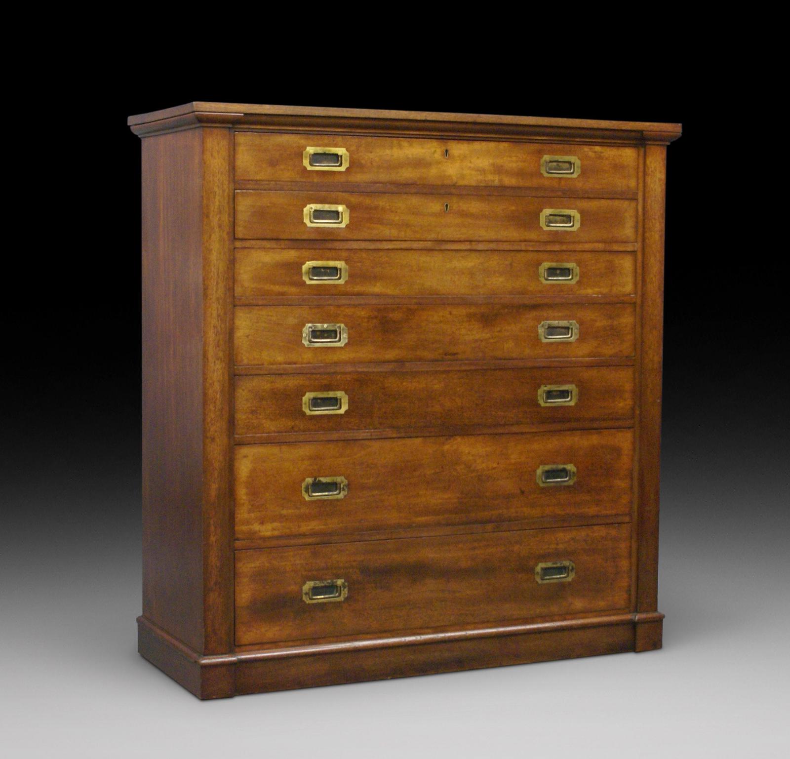 Mahogany Mid 19th Century Plans Chest (1 of 6) Mahogany Mid 19th Century Plans Chest (1 of 6)