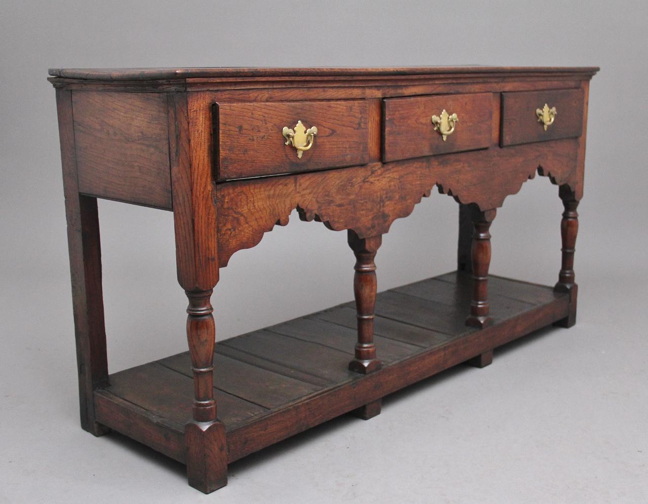 18th Century Georgian Country Oak Dresser Base (1 of 10) 18th Century Georgian Country Oak Dresser Base (1 of 10)