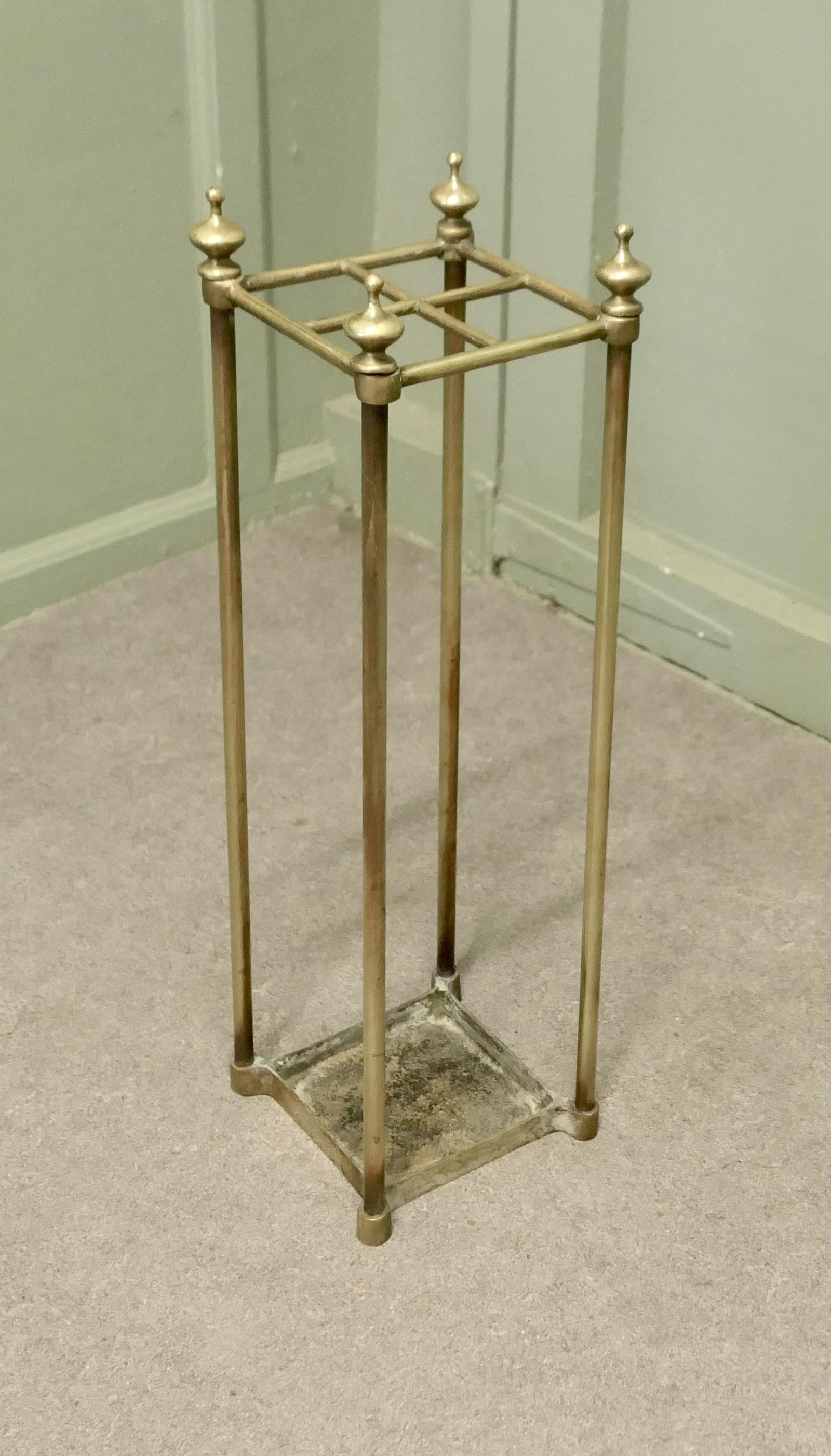 A Victorian Brass Walking Stick Stand or Umbrella Stand (1 of 5) A Victorian Brass Walking Stick Stand or Umbrella Stand (1 of 5)
