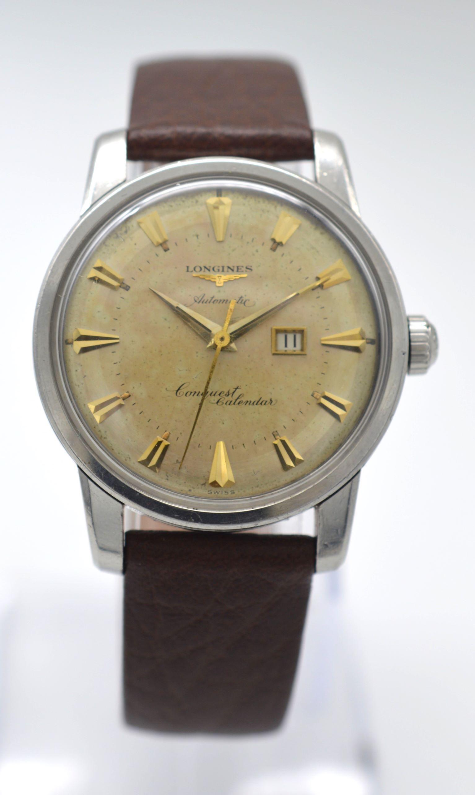 1956 Longines Conquest Automatic Wristwatch (1 of 8)