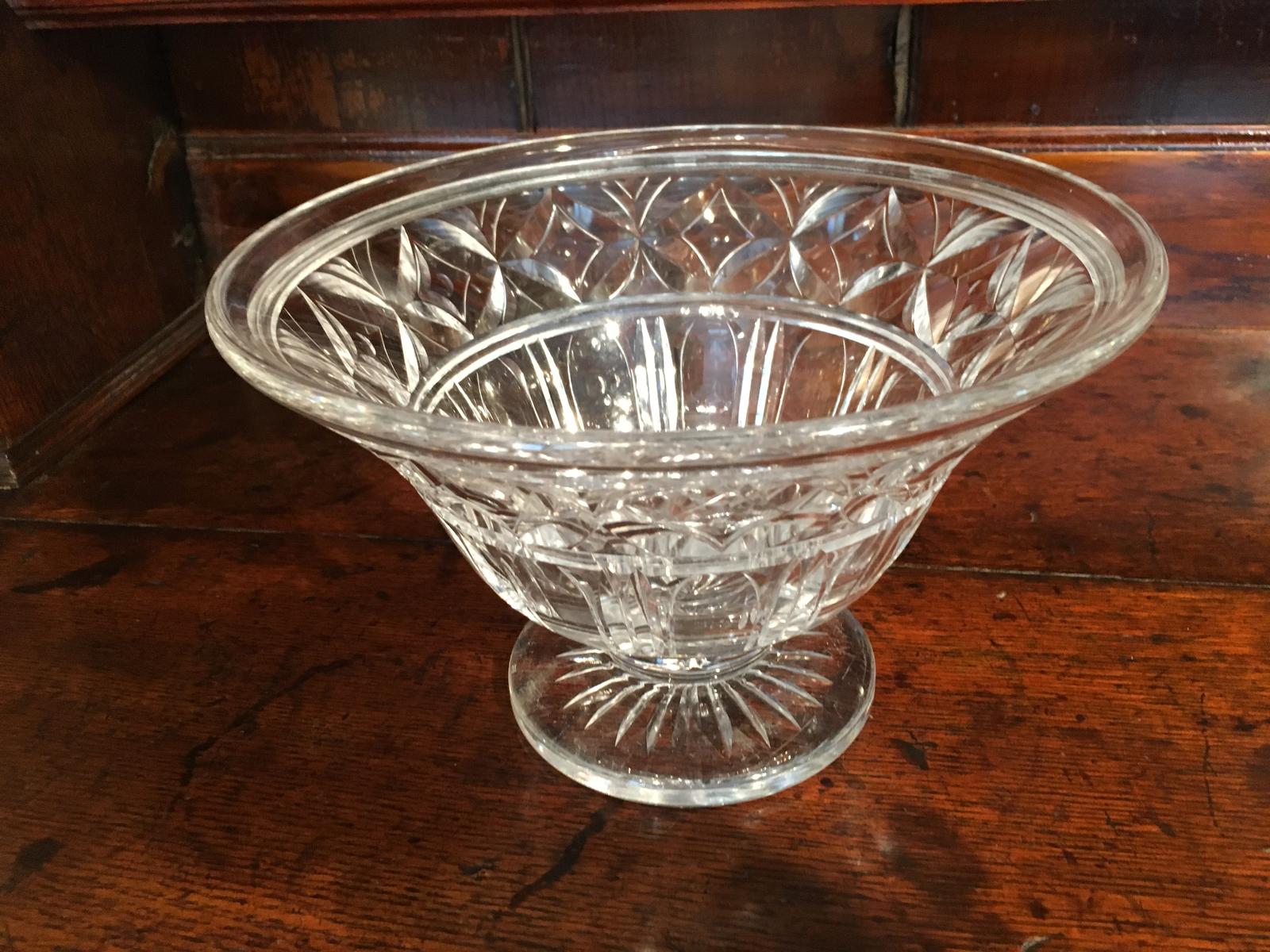 20th Century Stuart Crystal Glass Bowl (1 of 1)