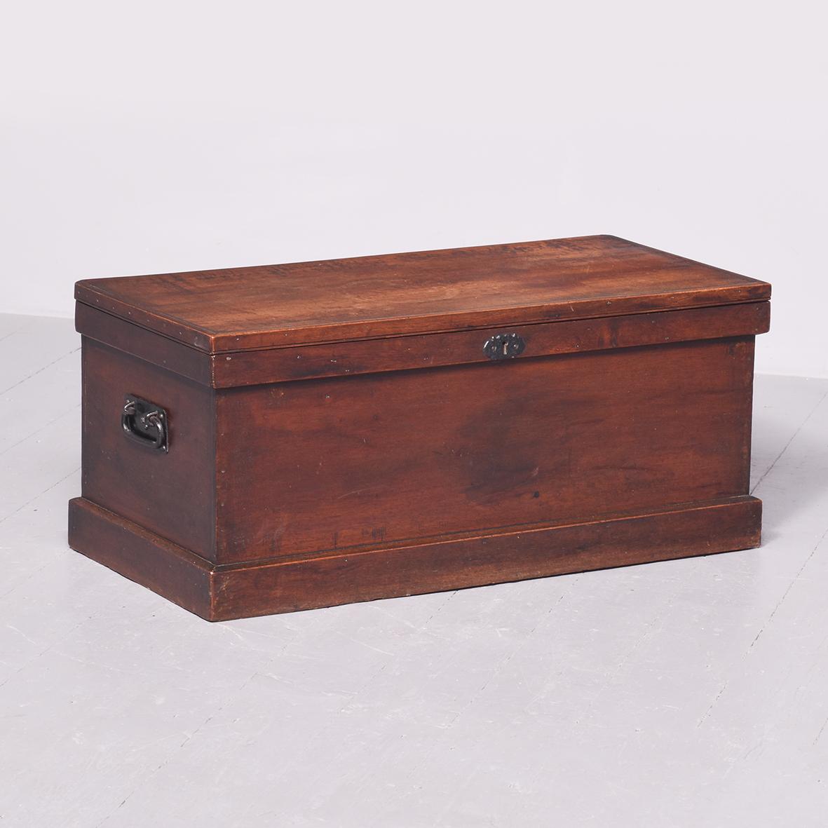 George IV Solid Teak Trunk (1 of 9)
