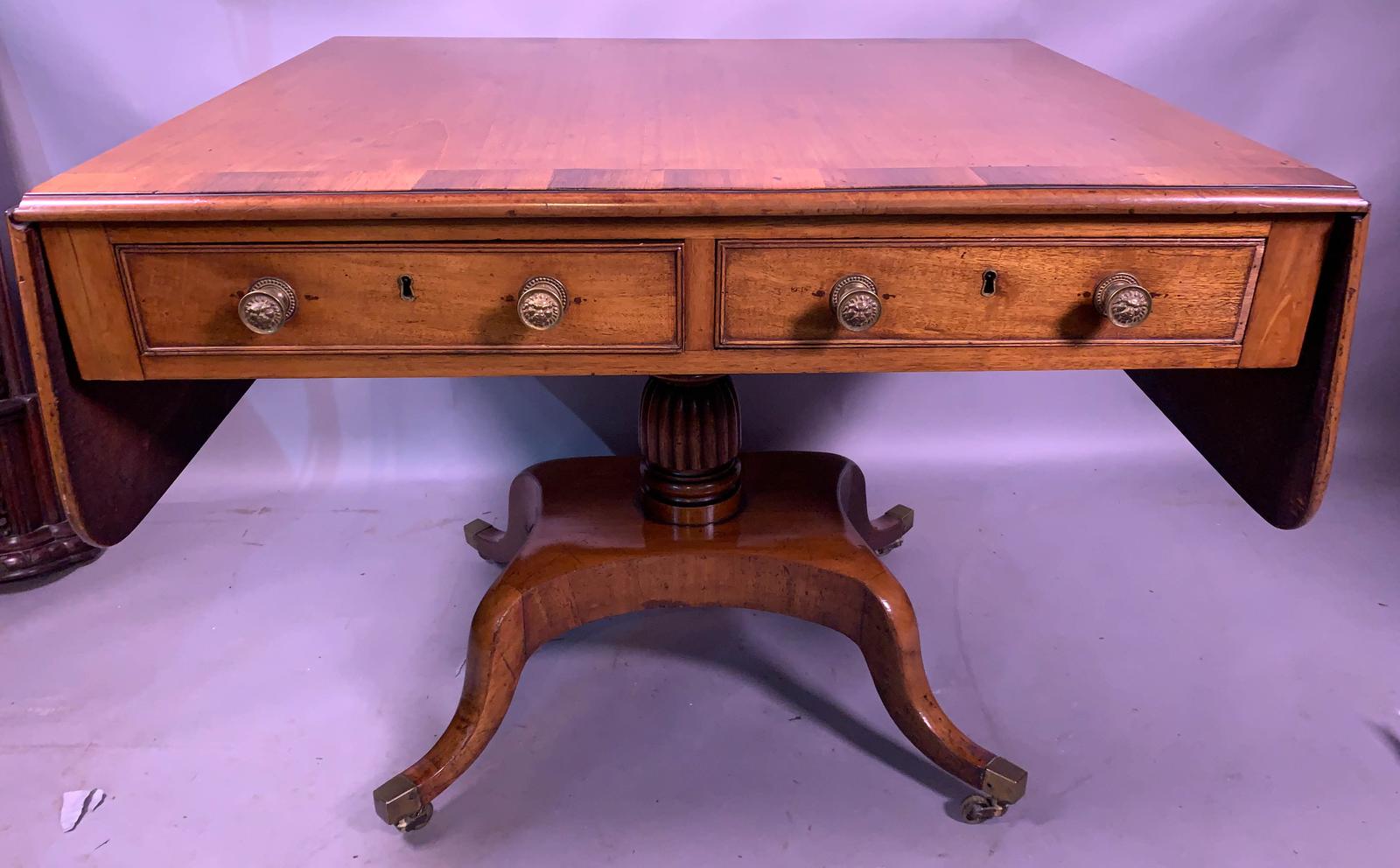 Georgian Sofa Table in Mahogany (1 of 9)