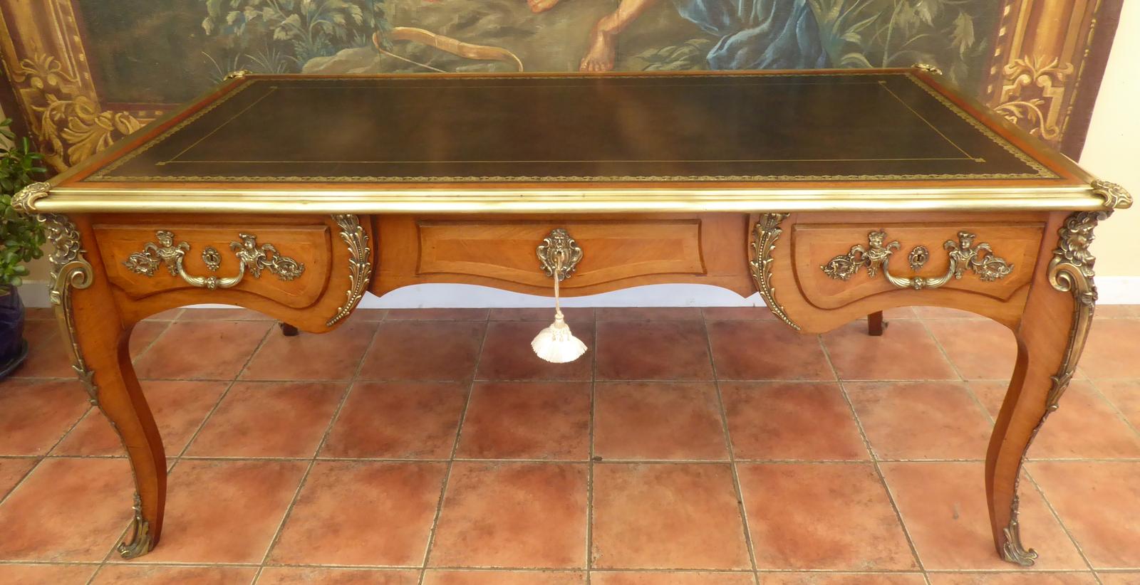 Louis XV Writing Desk Walnut French 1920s 6ft Length (1 of 23) Louis XV Writing Desk Walnut French 1920s 6ft Length (1 of 23)