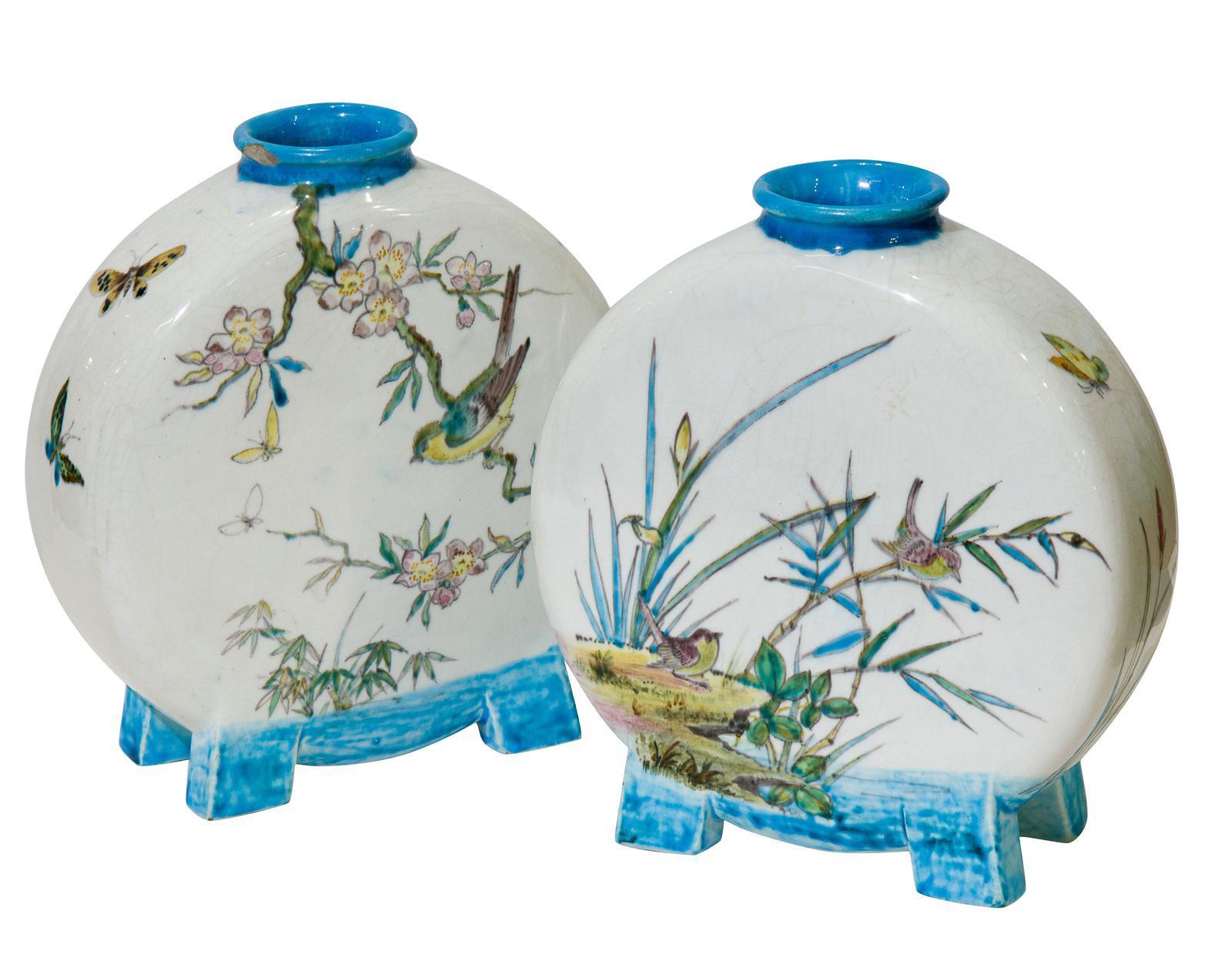 Pair of Minton Moon Flasks (1 of 10) Pair of Minton Moon Flasks (1 of 10)