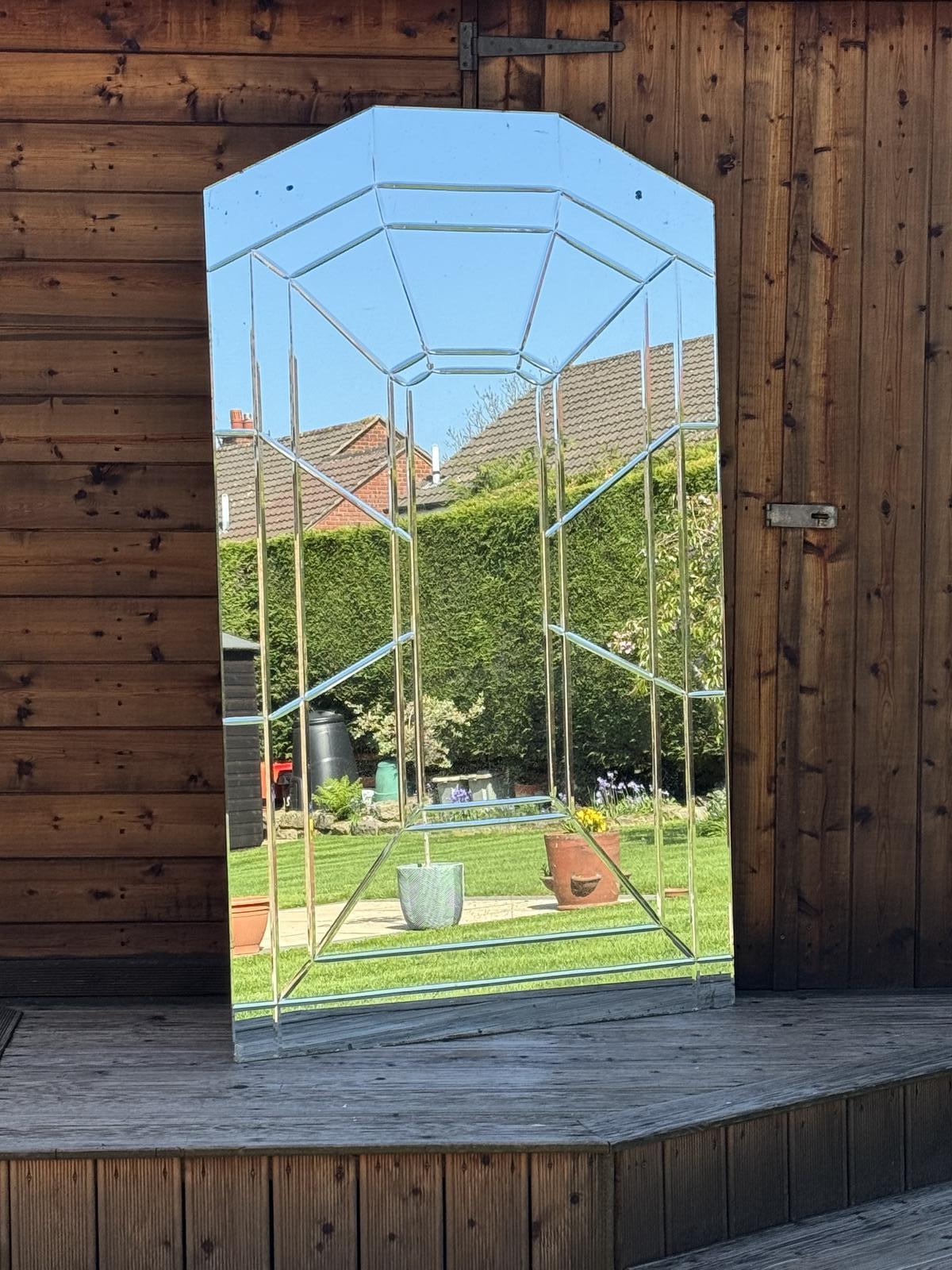 Large Geometric Deco Mirror (1 of 5)