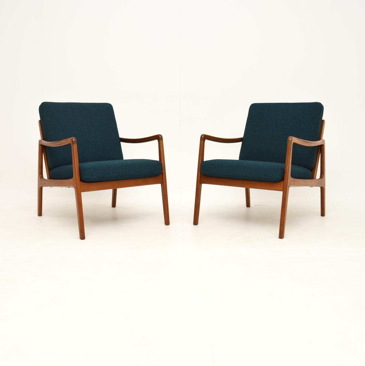 Pair of Danish Vintage Teak Armchairs by Ole Wanscher (1 of 12) Pair of Danish Vintage Teak Armchairs by Ole Wanscher (1 of 12)
