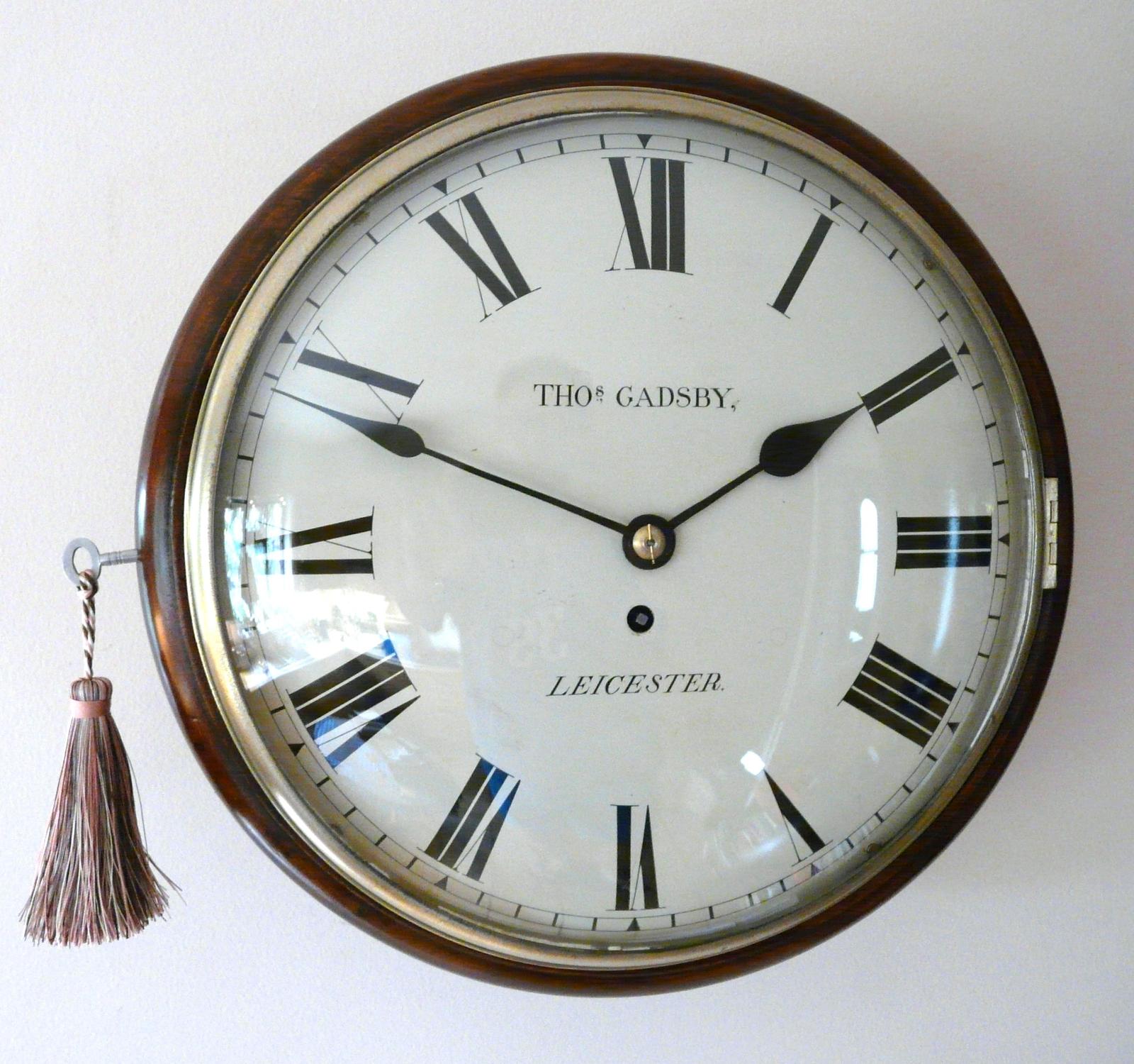 Fabulous 12” English Fusee Dial Timepiece by Thomas Gadsby 1818 (1 of 4) Fabulous 12” English Fusee Dial Timepiece by Thomas Gadsby 1818 (1 of 4)