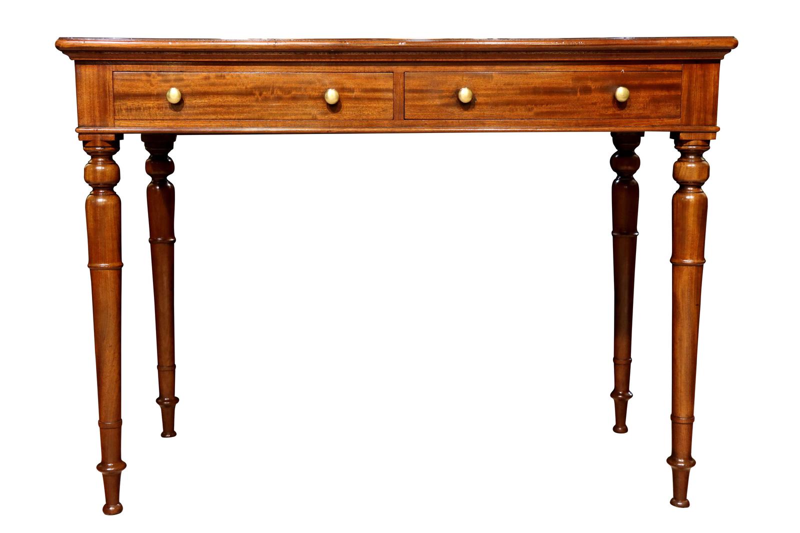 Mahogany Writing Table with Leather Top c.1860 (1 of 5)
