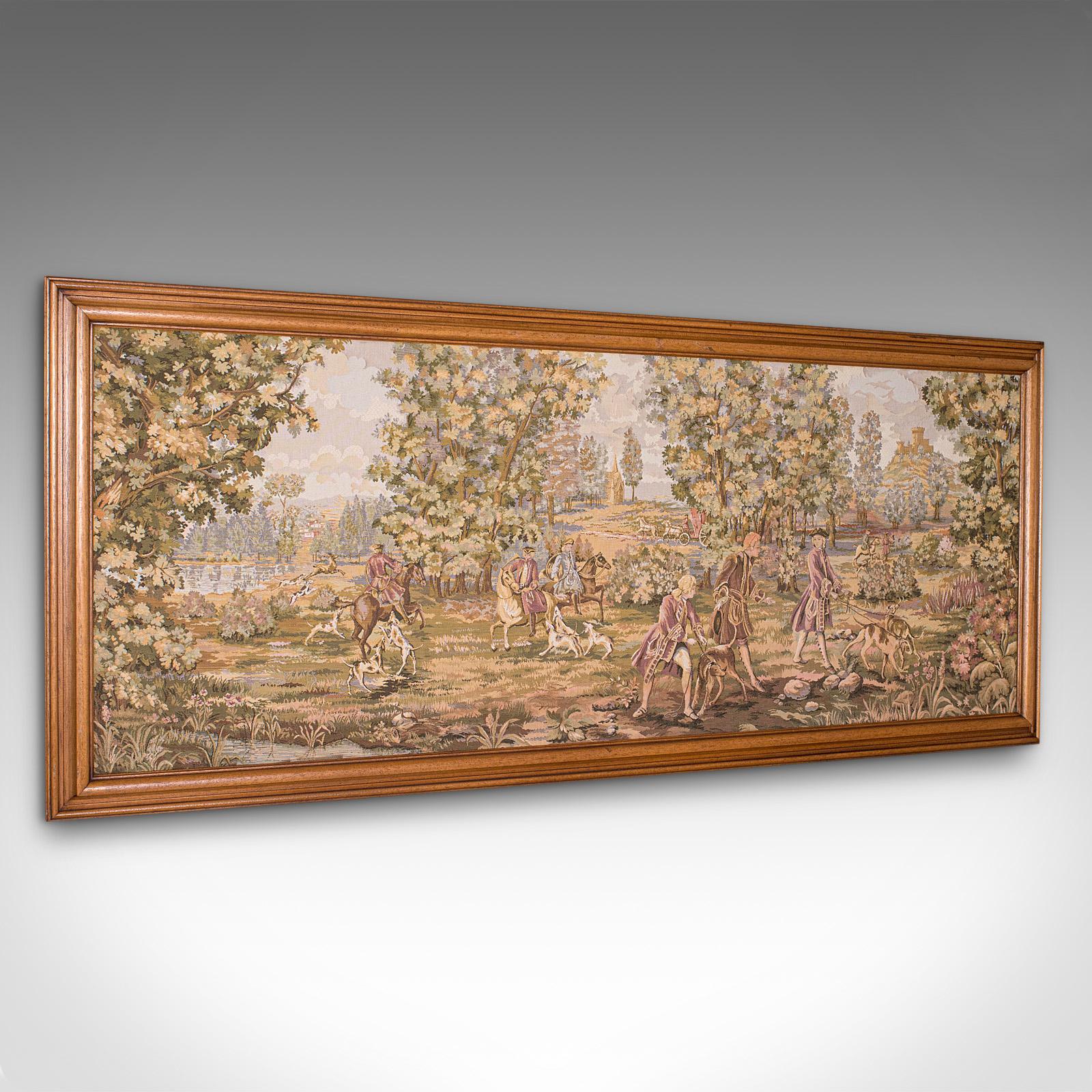 Large Antique Panoramic Tapestry, French, Needlepoint, Decorative Panel c.1910 (1 of 12) Large Antique Panoramic Tapestry, French, Needlepoint, Decorative Panel c.1910 (1 of 12)