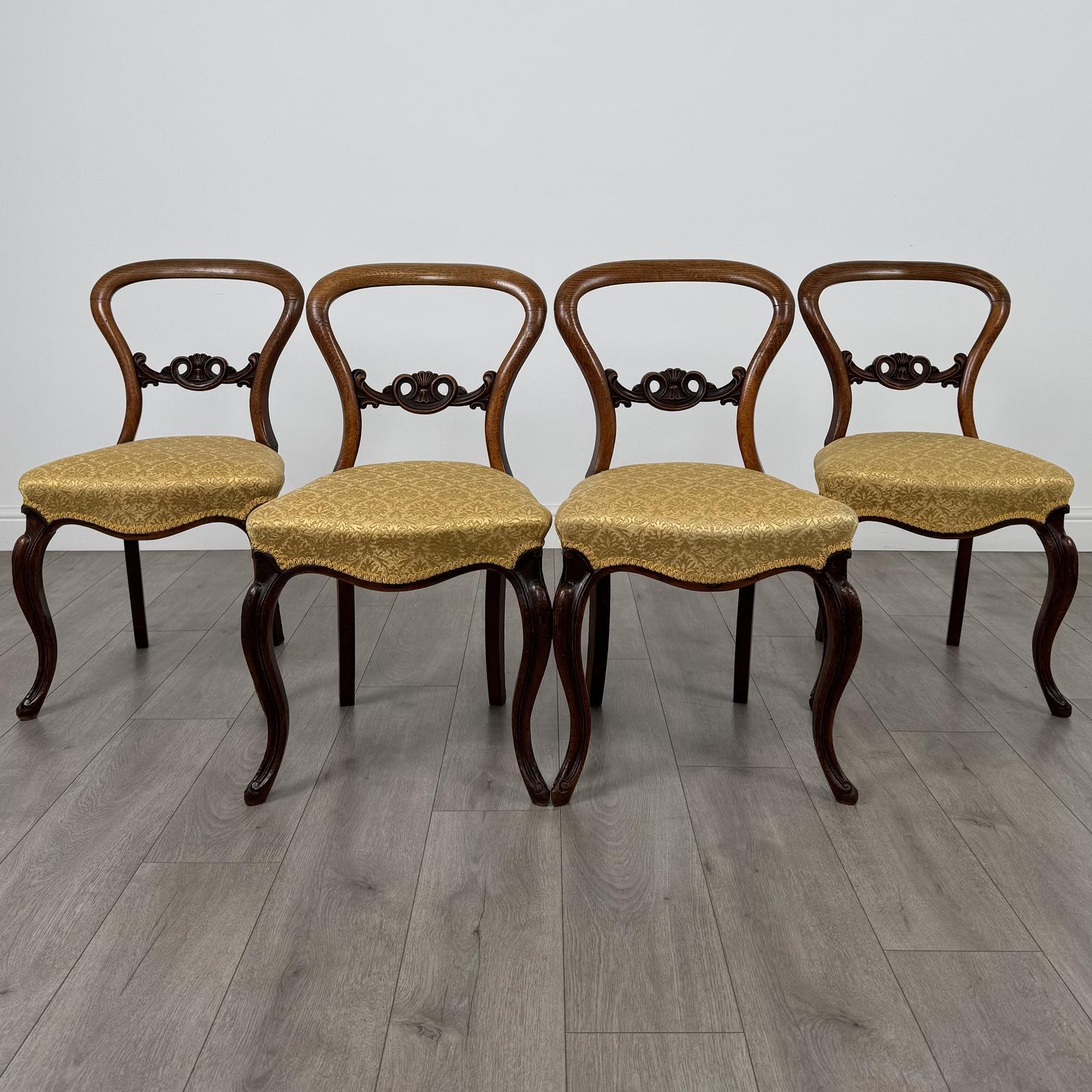 Antique 19th Century Good Quality Set of 4 Dining Chairs (1 of 8)