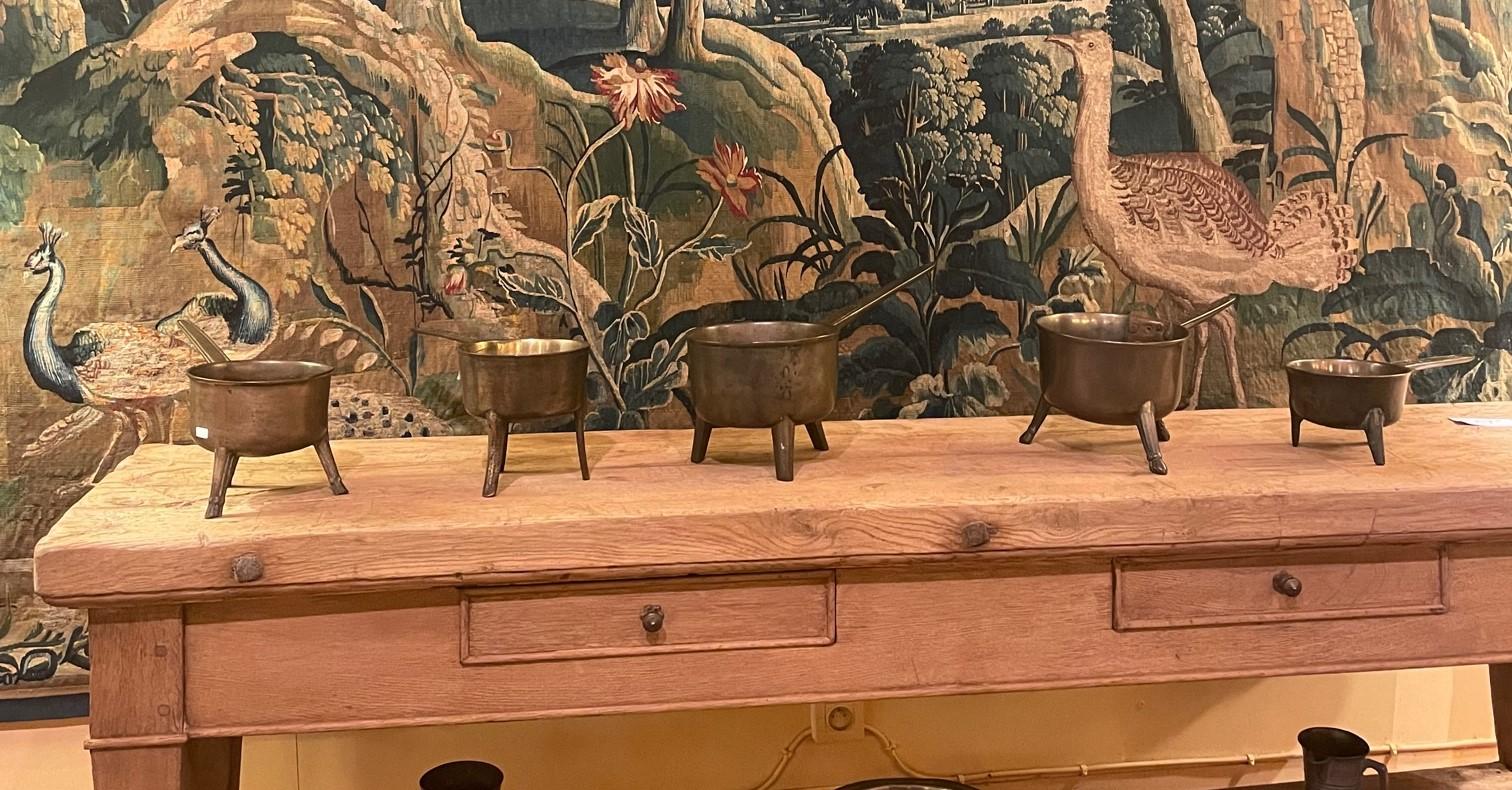 Collection of Apothecary Skillets - 17th & 18th Century (1 of 1)