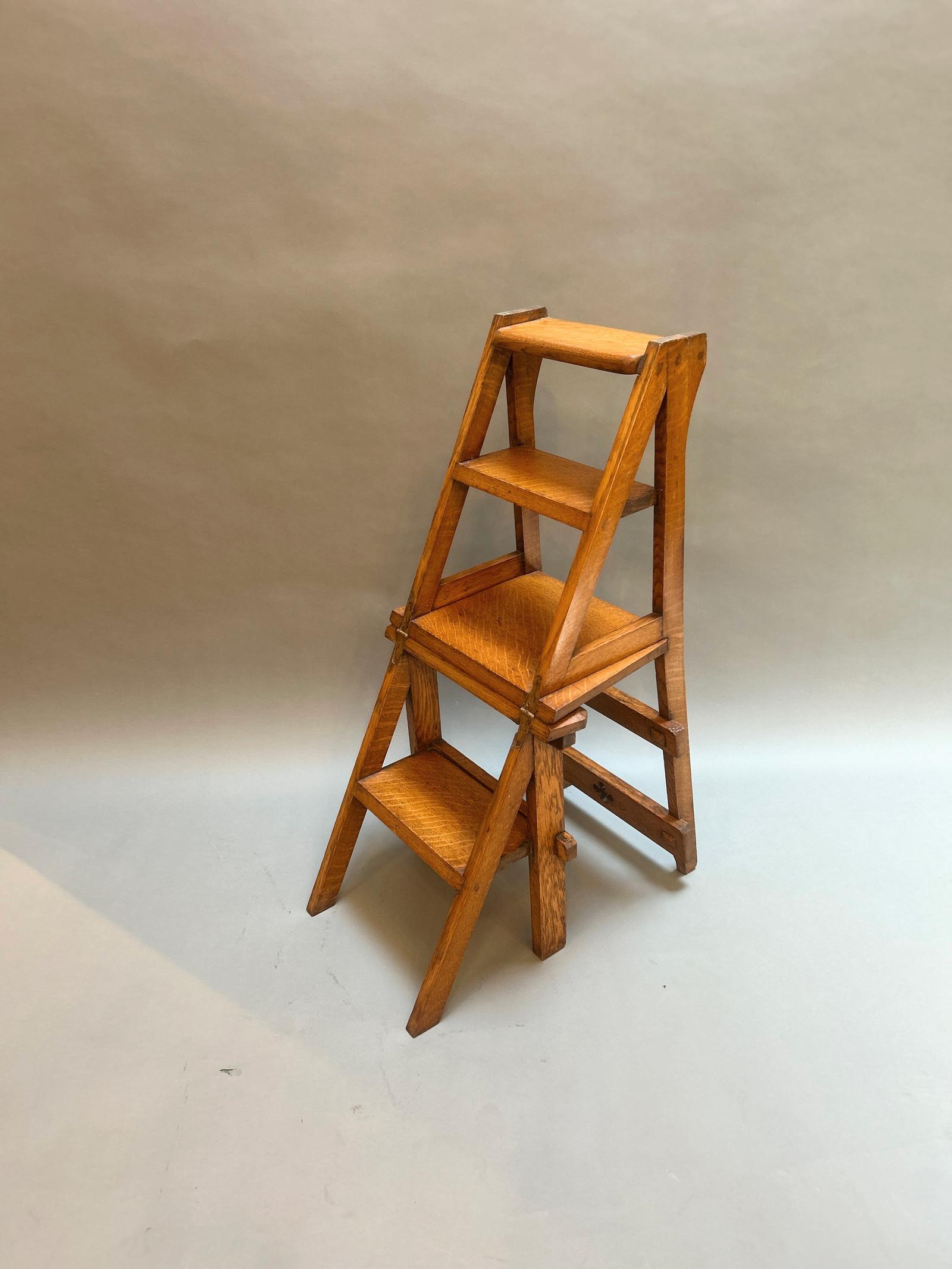 Victorian Metamorphic Library Steps (1 of 11)