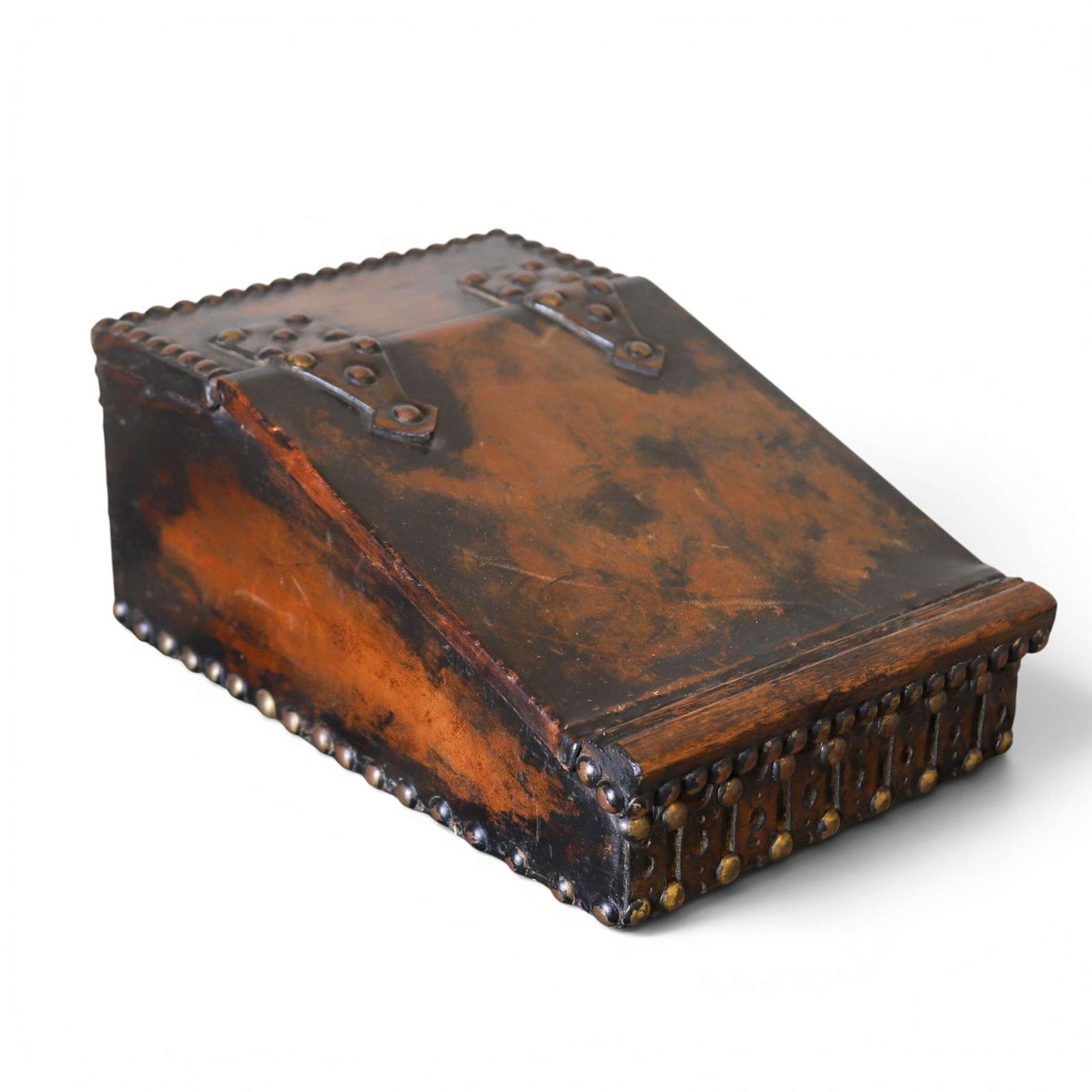 Leather Bound Desk Tidy c.1940 (1 of 10) Leather Bound Desk Tidy c.1940 (1 of 10)
