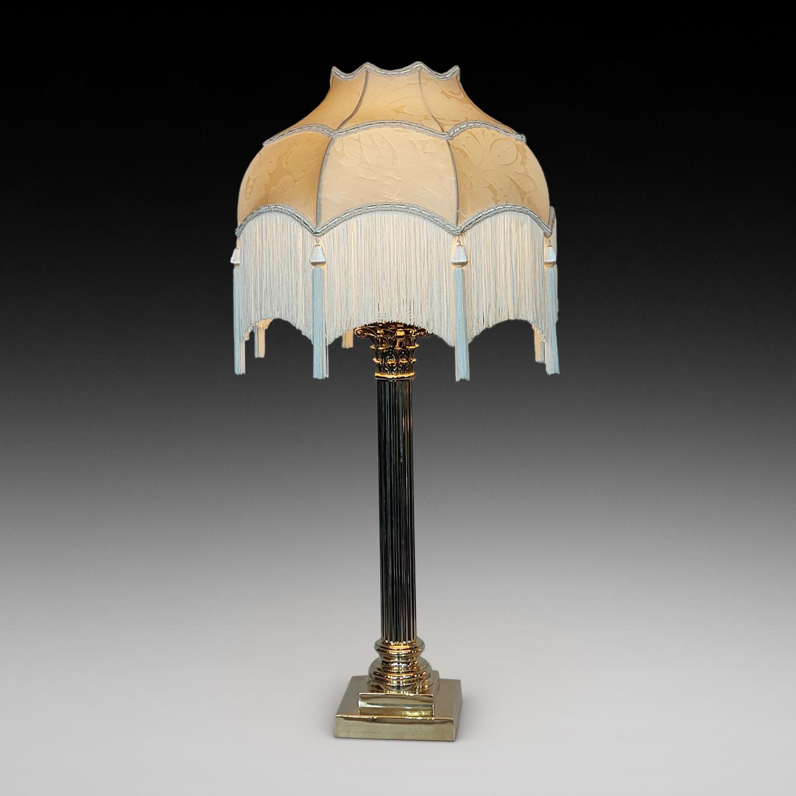 Edwardian Brass Large Table Lamp (1 of 8) Edwardian Brass Large Table Lamp (1 of 8)