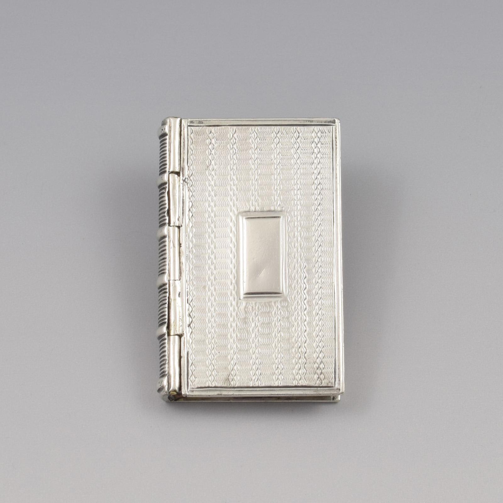 William IV Silver Novelty "Book" Vinaigrette Taylor & Perry (1 of 15)