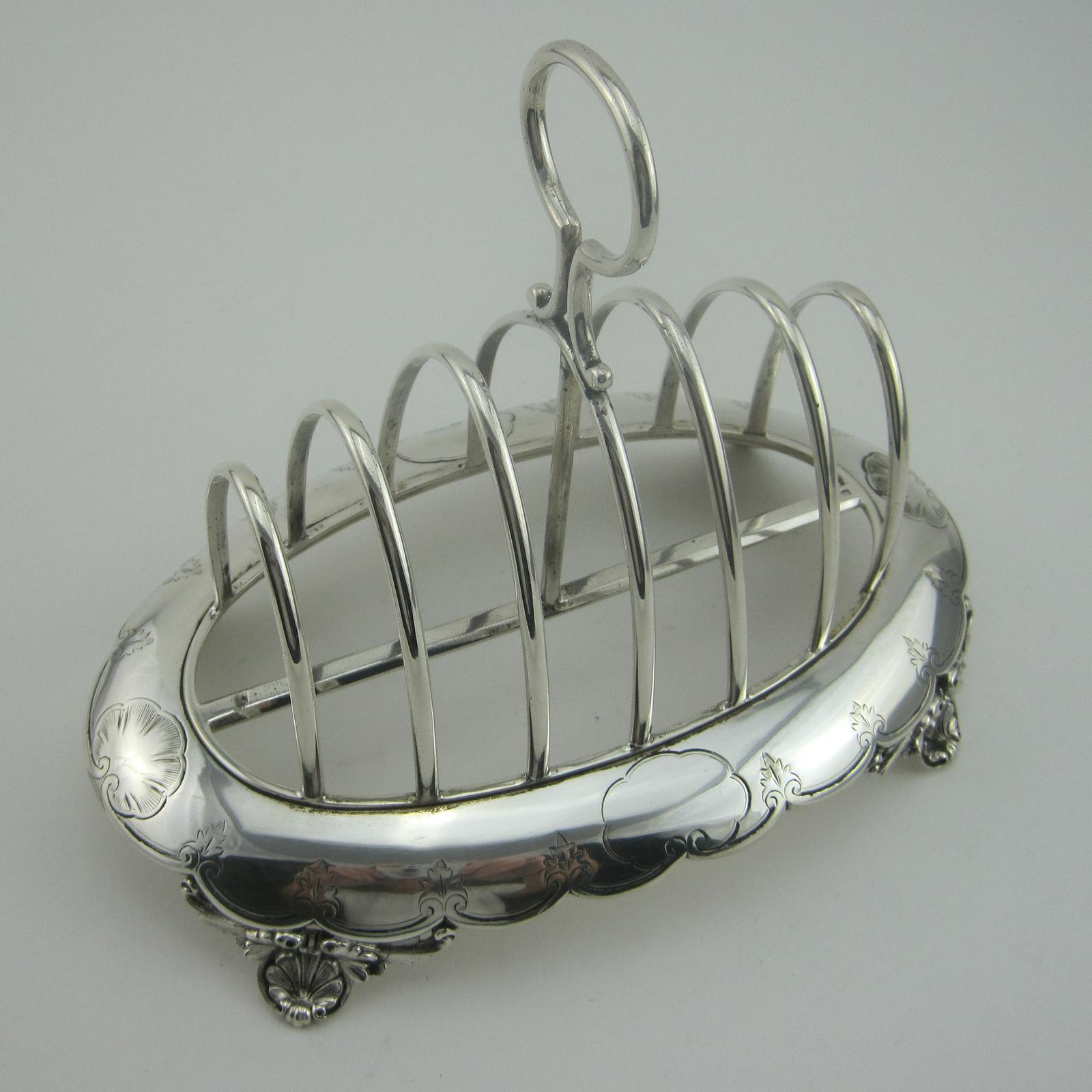 Charming Thomas Wilkinson Victorian Silver Plated Toast Rack (1 of 7)