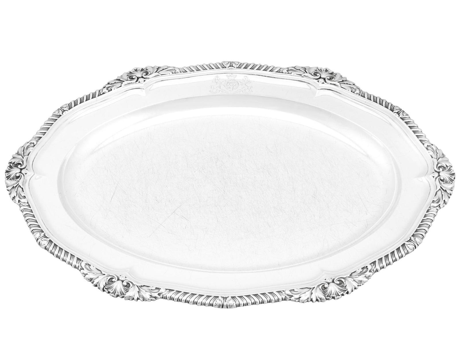 Antique Sterling Silver Platter by Paul Storr (1 of 9)