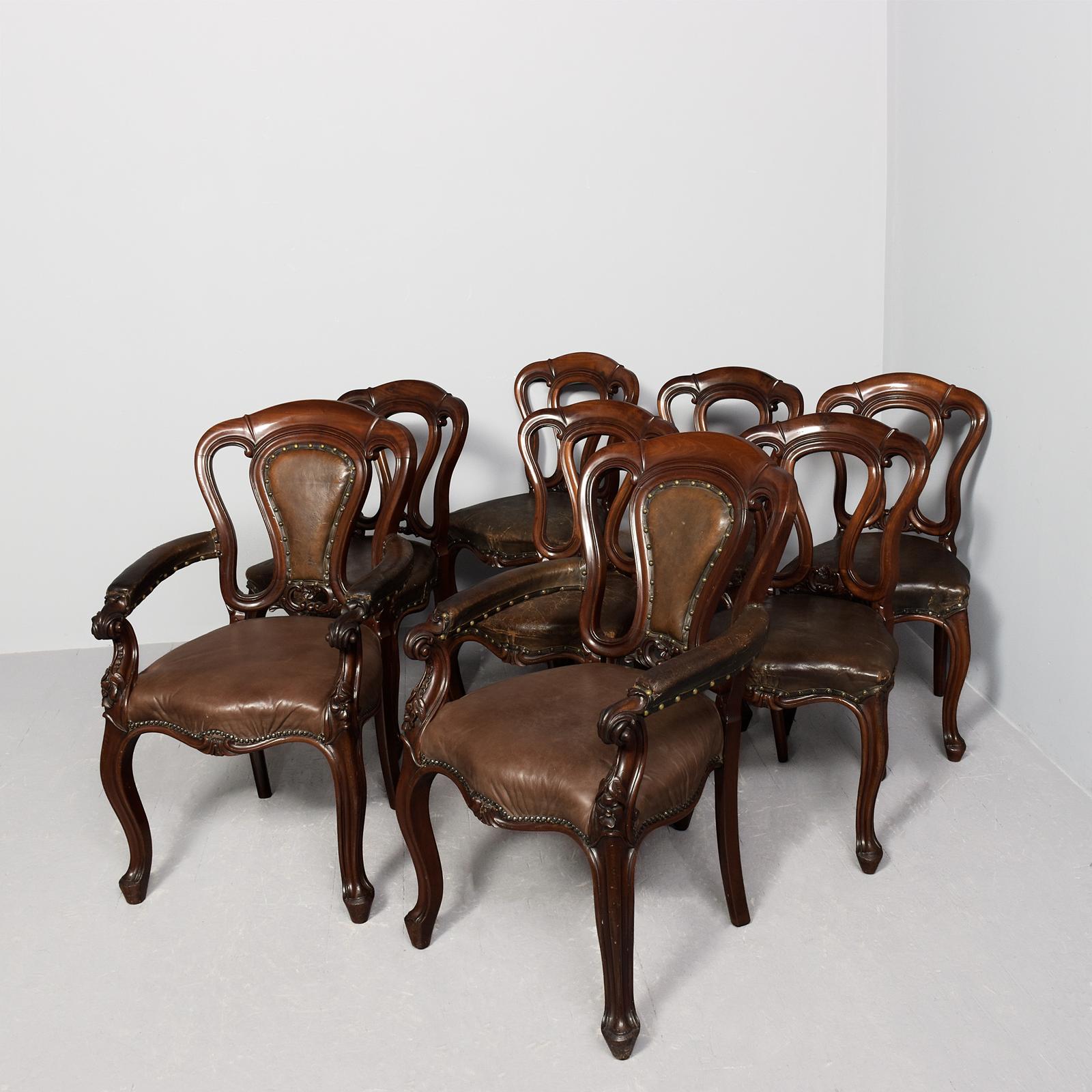 Quality Set of 8 Victorian Mahogany Dining Chairs (1 of 13) Quality Set of 8 Victorian Mahogany Dining Chairs (1 of 13)