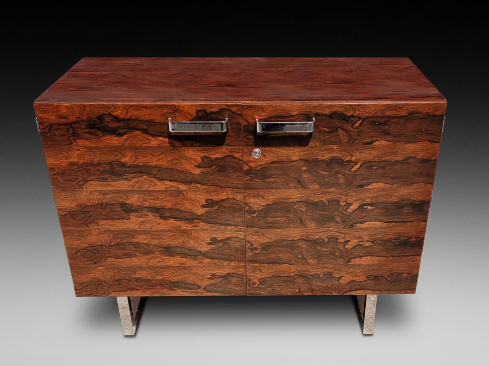 Mid Century Scandinavian Rosewood Side Cabinet (1 of 5)