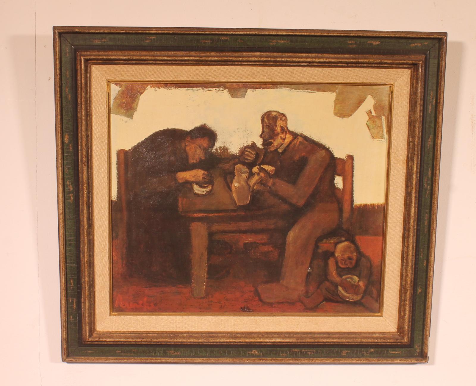 Oil On Canvas After Constant Permeke 20th Century (1 of 10) Oil On Canvas After Constant Permeke 20th Century (1 of 10)