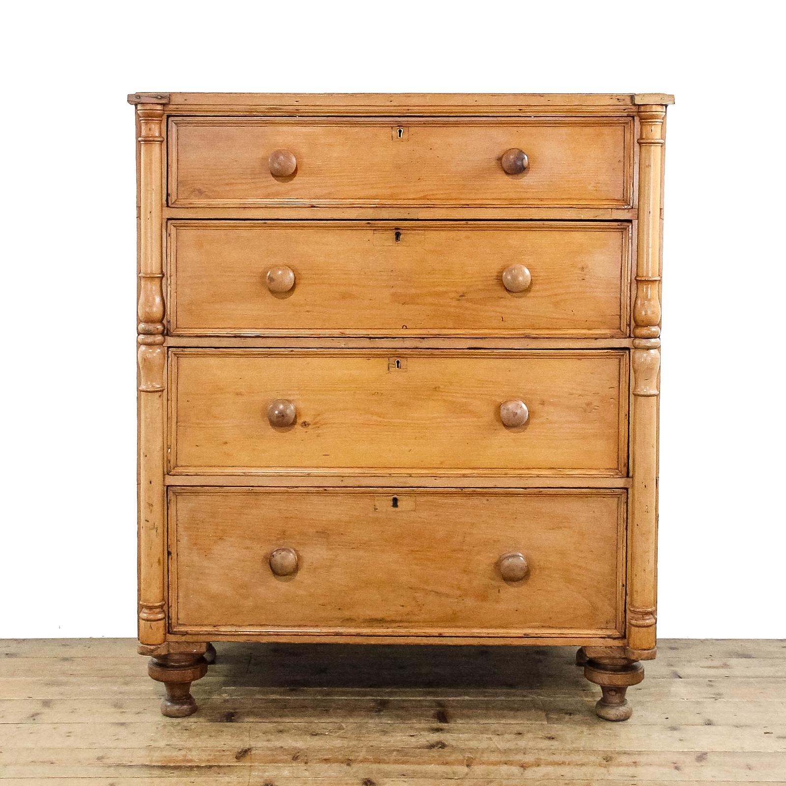 Large Antique Pine Chest of Drawers (1 of 13)