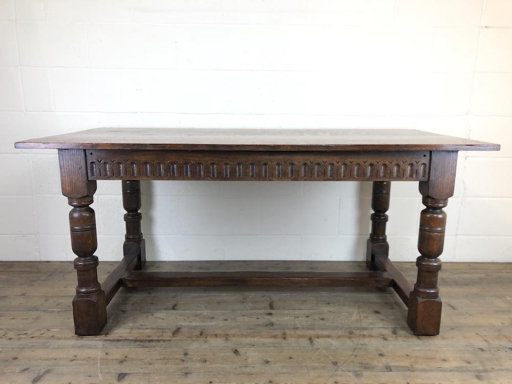 Early 20th Century Antique Oak Refectory Table (1 of 16) Early 20th Century Antique Oak Refectory Table (1 of 16)