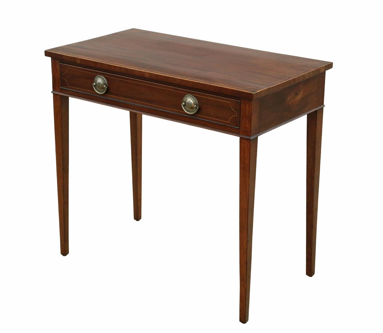 Antique 19th Century Inlaid Mahogany Writing, Dressing Table or Desk – Fine Quality (1 of 10) Antique 19th Century Inlaid Mahogany Writing, Dressing Table or Desk – Fine Quality (1 of 10)