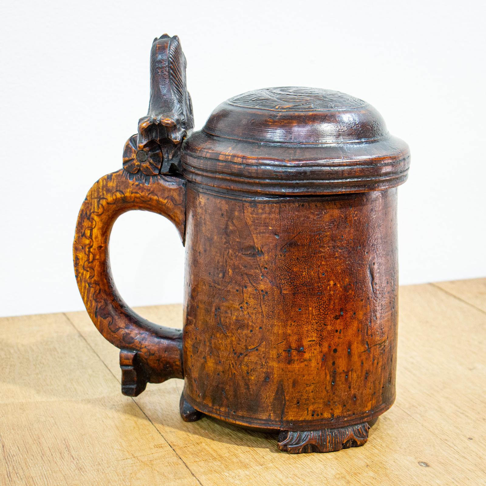 Large 18th Century Treen Norwegian Peg Tankard (1 of 12) Large 18th Century Treen Norwegian Peg Tankard (1 of 12)