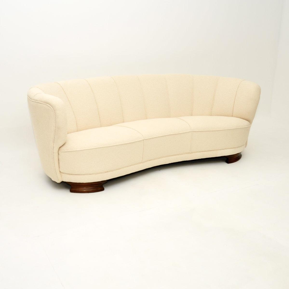 Danish Vintage Curved Banana Cocktail Sofa (1 of 9) Danish Vintage Curved Banana Cocktail Sofa (1 of 9)