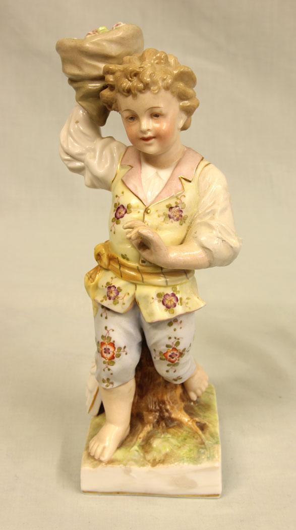 Antique Royal Berlin Month Figurine of Young Boy (1 of 8)