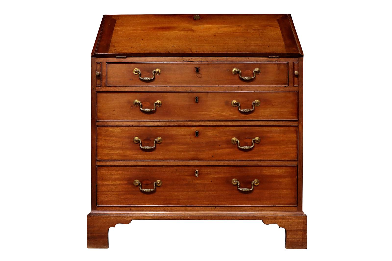 George III Mahogany Bureau (1 of 6)