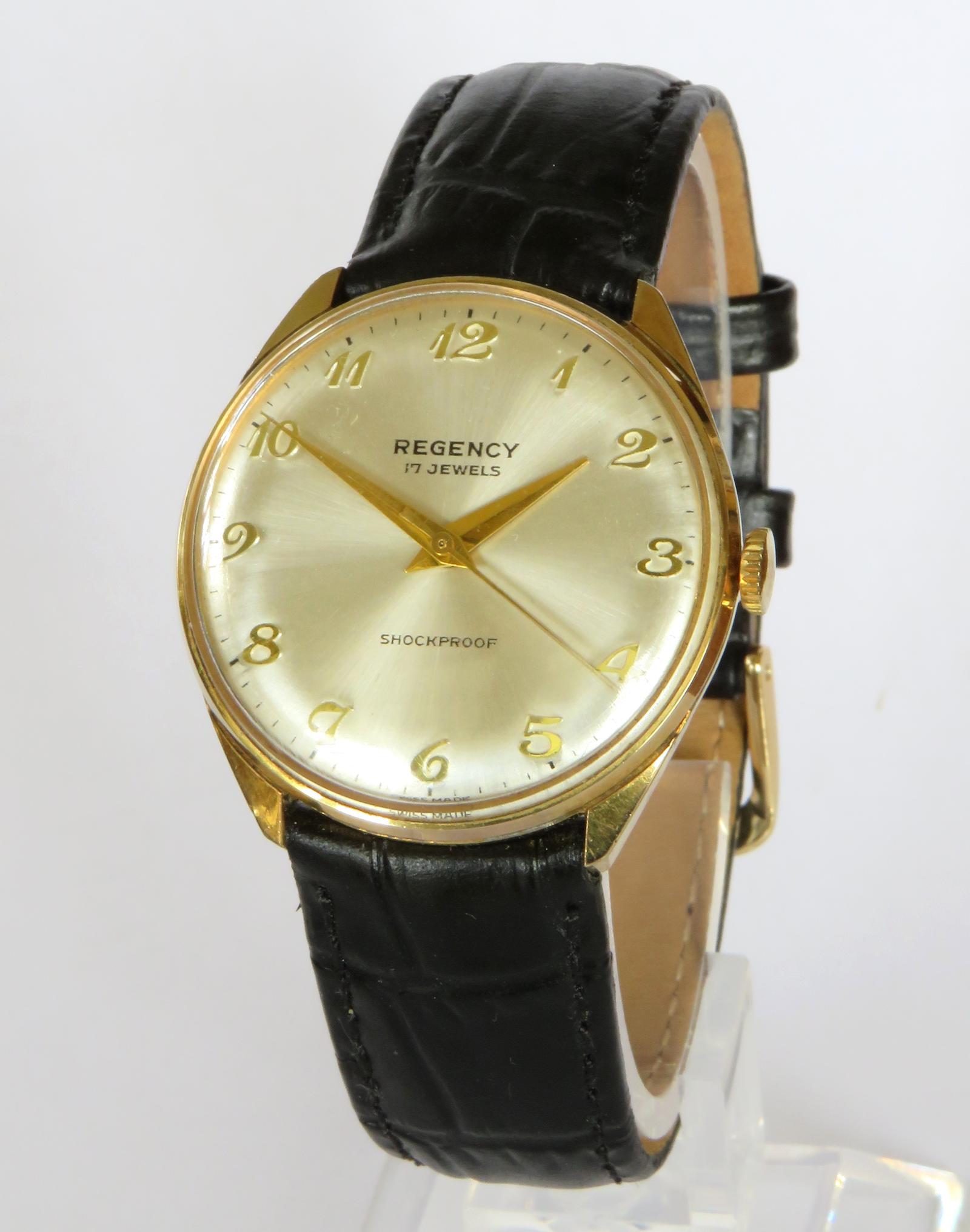 Watch : Gents 1960s Regency Wrist Watch (1 of 5)