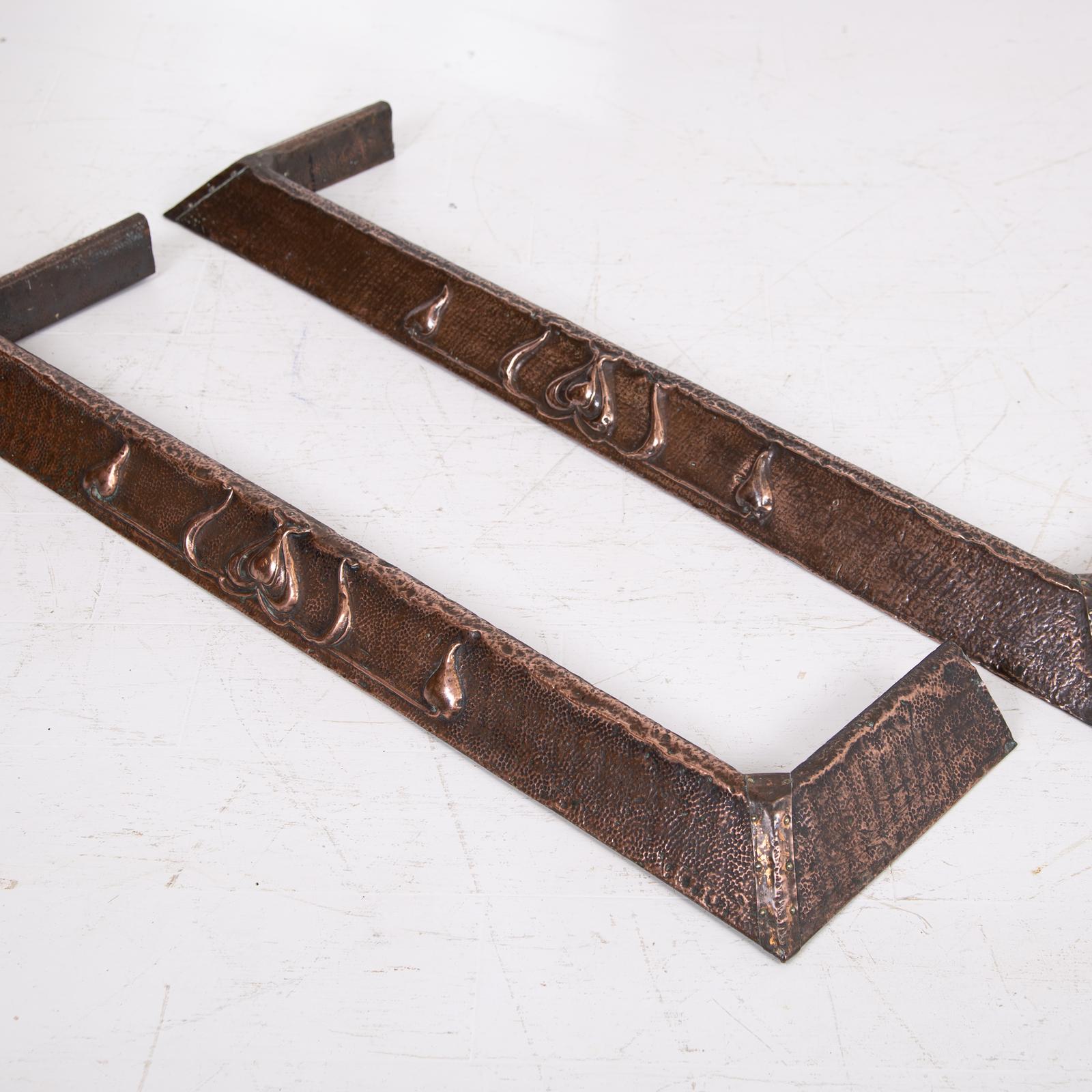 Pair of Arts & Crafts Hammered Copper Fire Fenders 1900s (1 of 11) Pair of Arts & Crafts Hammered Copper Fire Fenders 1900s (1 of 11)