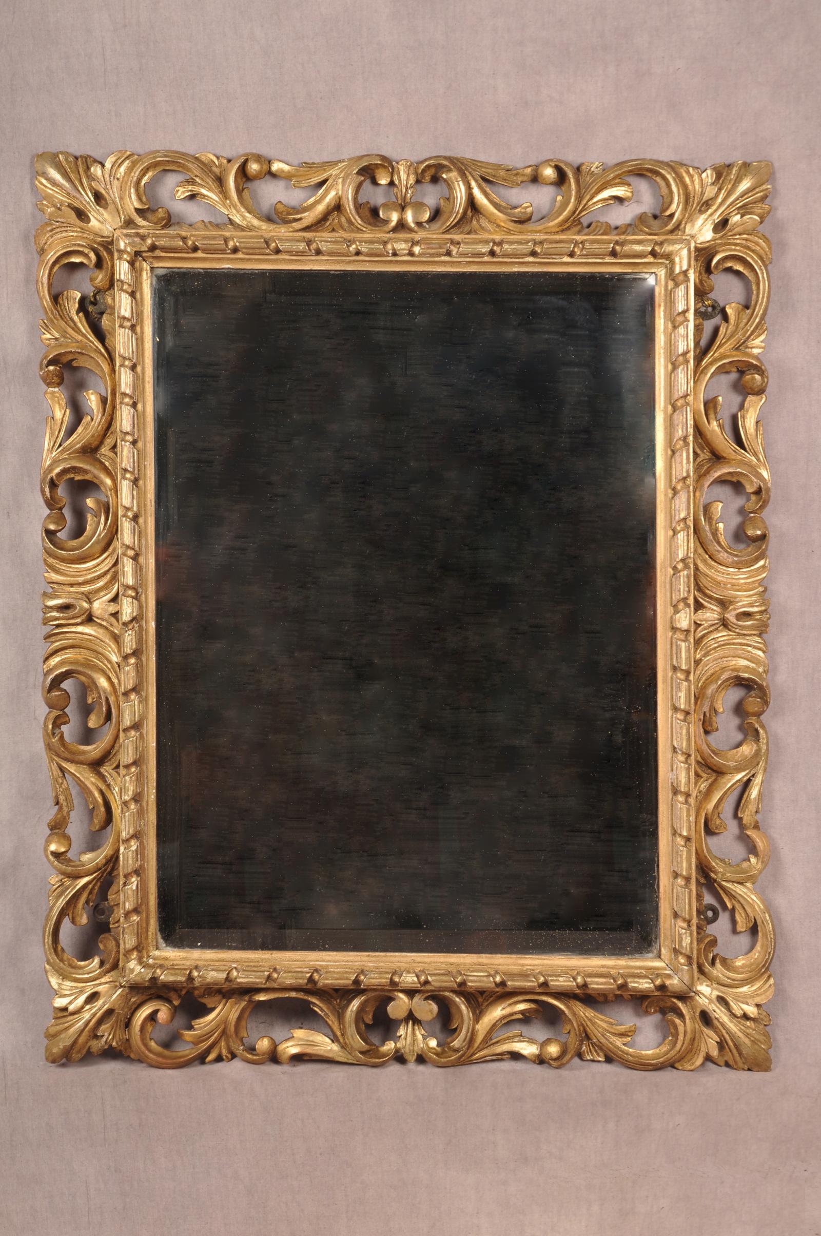 Giltwood Florentine Mirror (1 of 9) Giltwood Florentine Mirror (1 of 9)