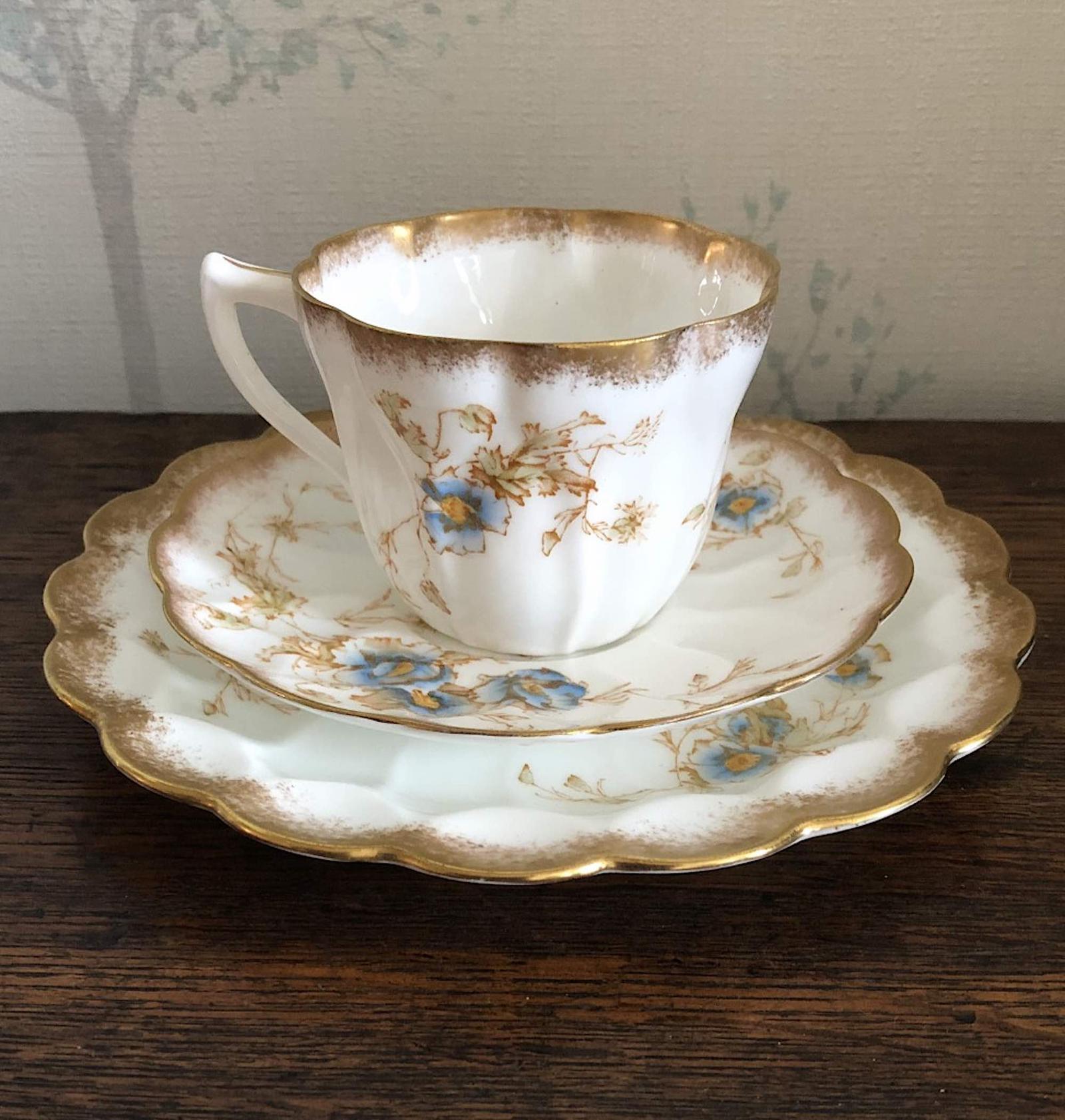 Doulton Burslem Porcelain Trio c.1897 (1 of 5)