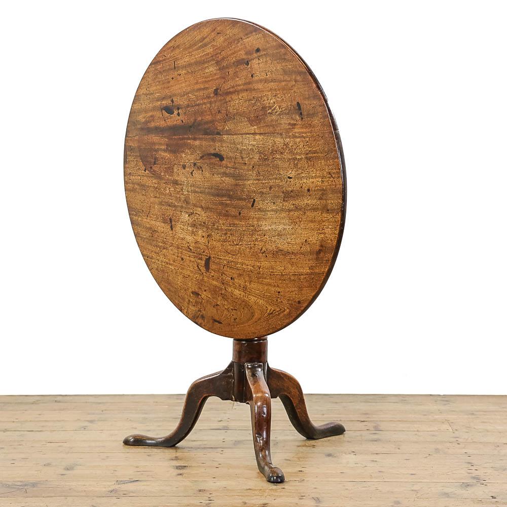 Antique Oak Tilt Top Table (1 of 6) Antique Oak Tilt Top Table (1 of 6)