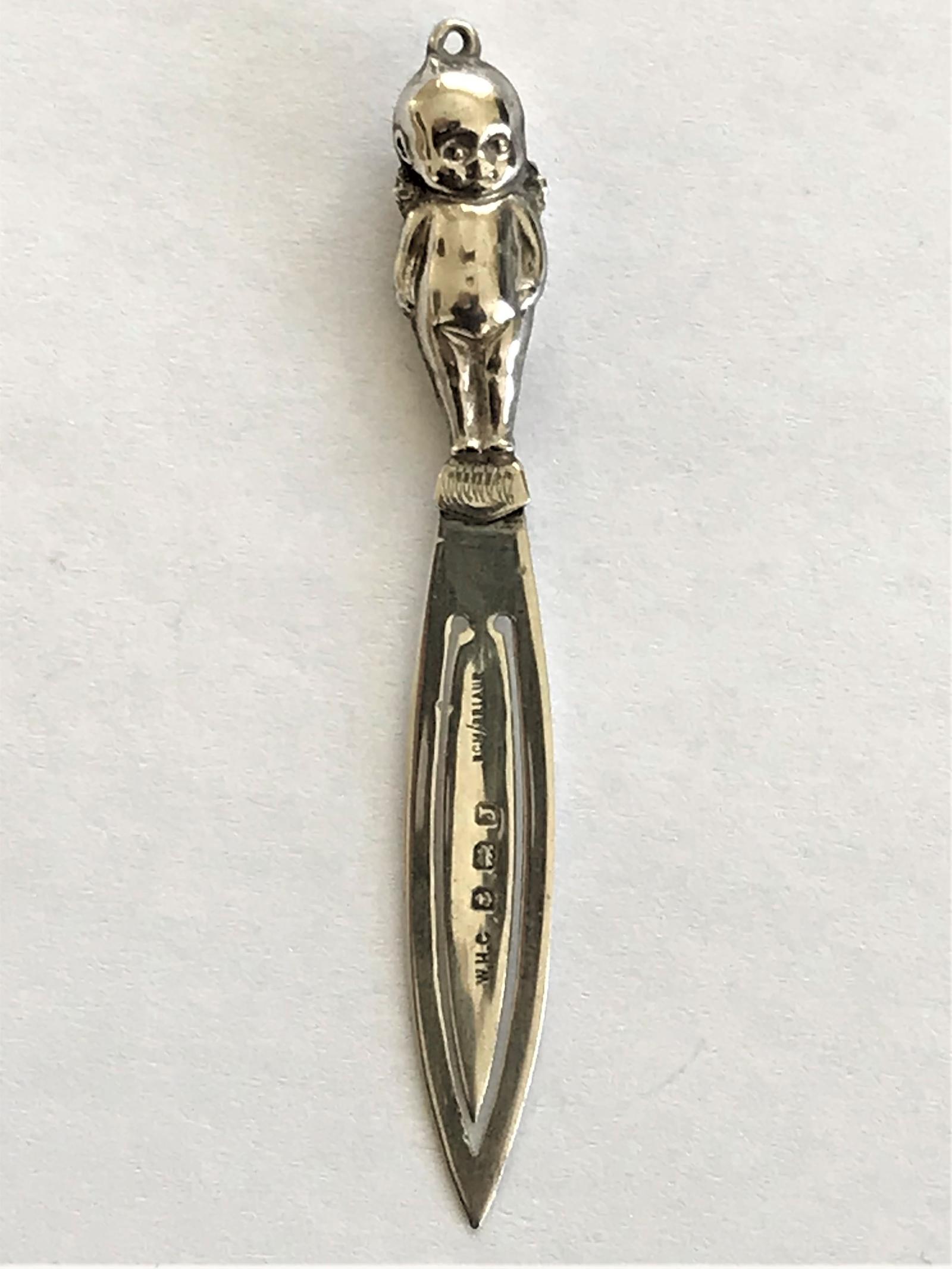Rare Silver 'Thumbs Up' Good Luck Bookmark (1 of 5) Rare Silver 'Thumbs Up' Good Luck Bookmark (1 of 5)