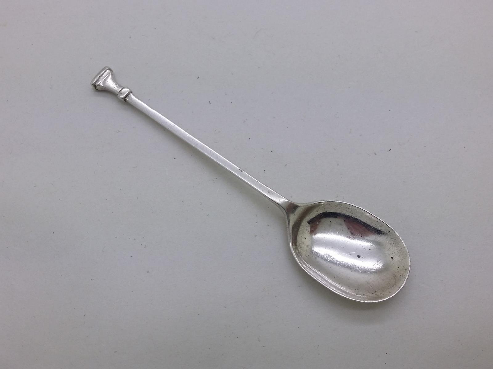 George V 1930 Sterling Silver Hobnail Topped Teaspoon Hallmarked Birmingham (1 of 5)