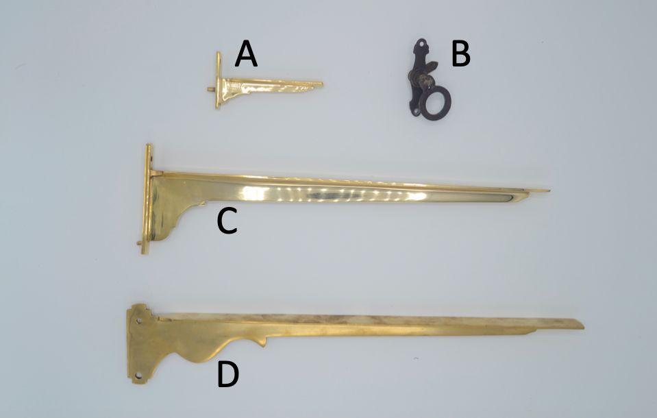 Antique Counter & Cabinet Brackets (1 of 1)