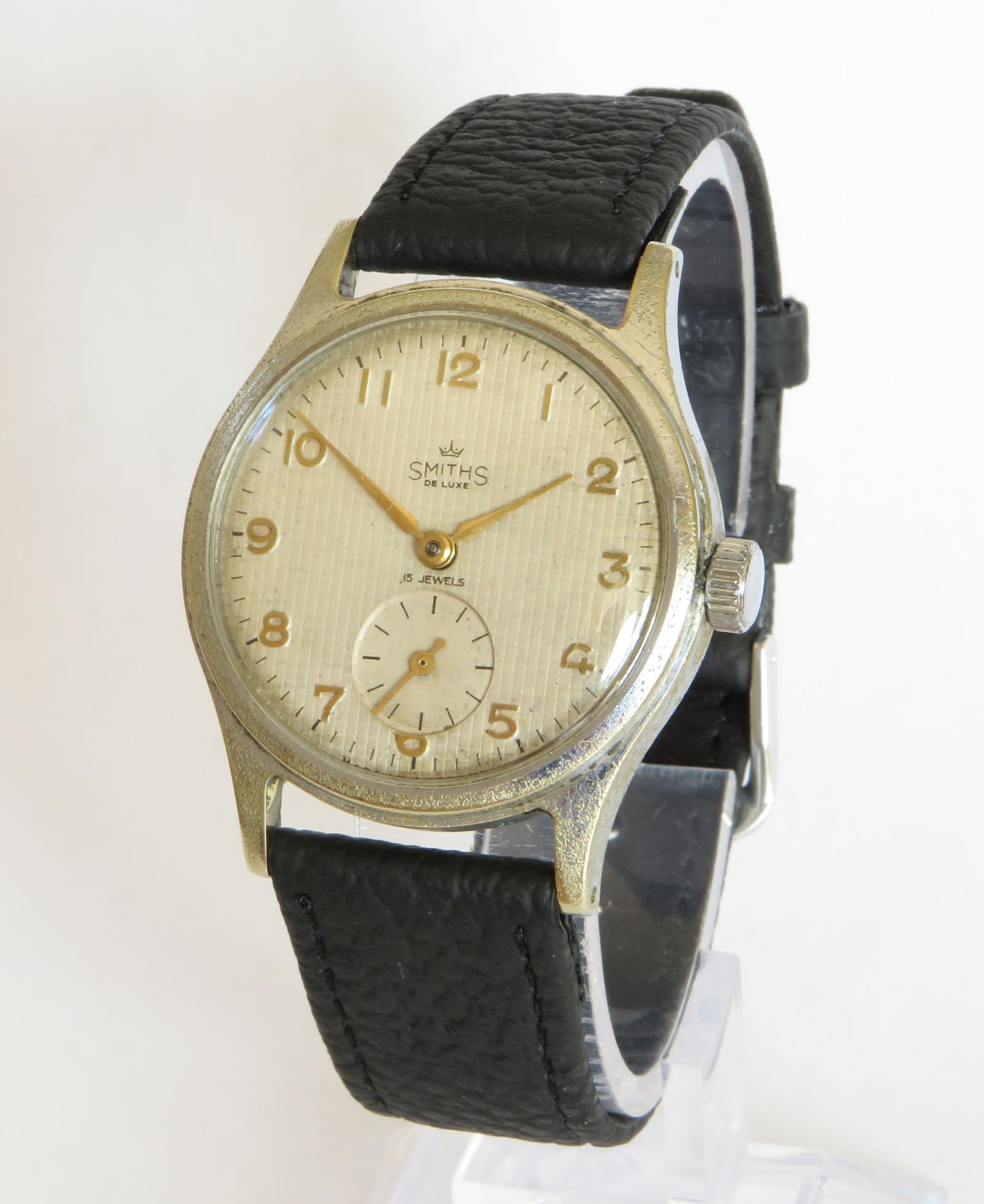 Watch: Gents 1950s Smiths De Luxe Wrist Watch (1 of 5) Watch: Gents 1950s Smiths De Luxe Wrist Watch (1 of 5)