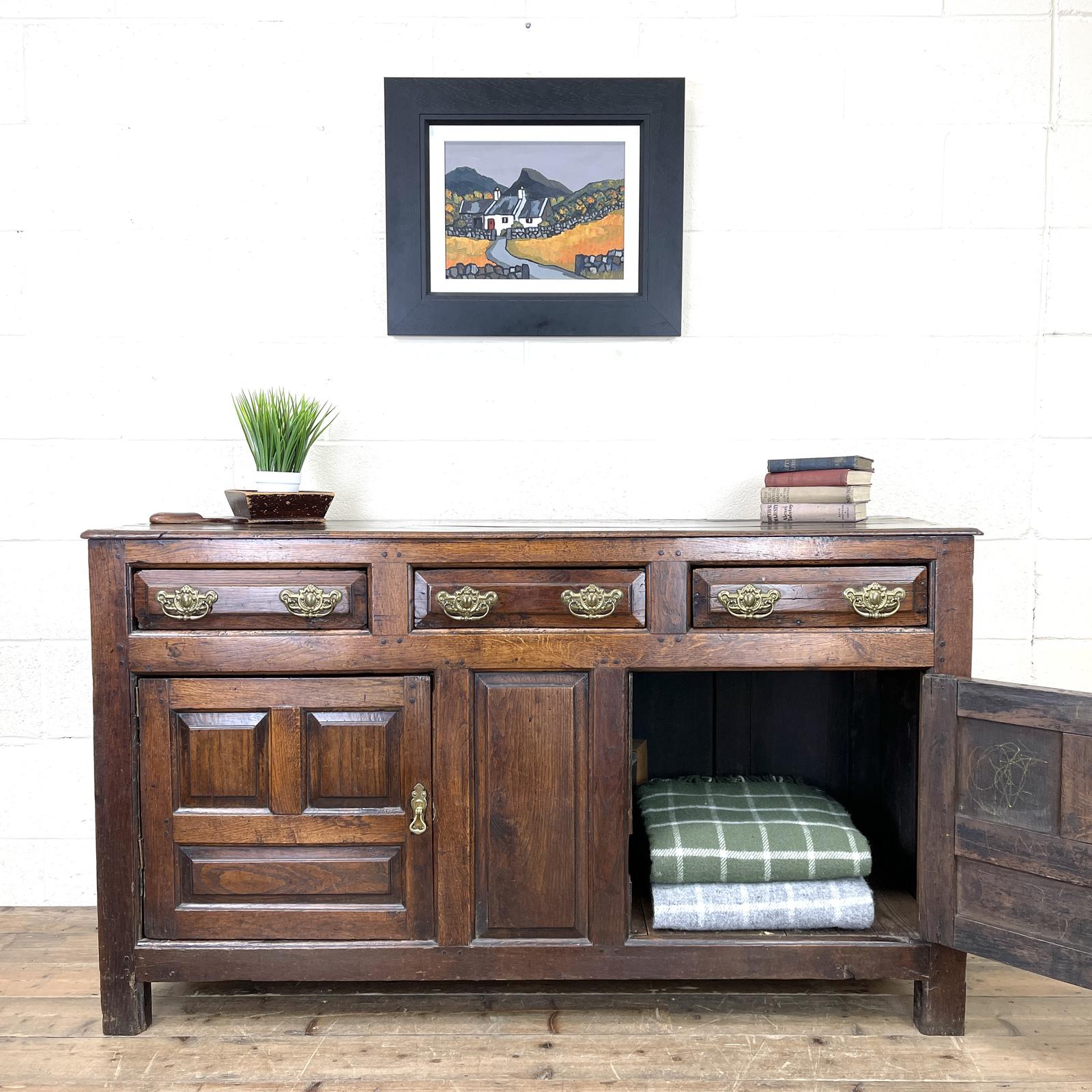 18th Century Welsh Oak Dresser Base (1 of 10) 18th Century Welsh Oak Dresser Base (1 of 10)