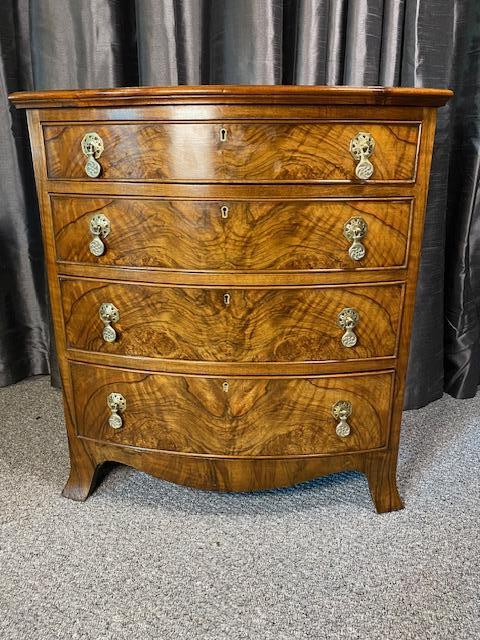 Burr Walnut Chest of Drawers (1 of 7) Burr Walnut Chest of Drawers (1 of 7)