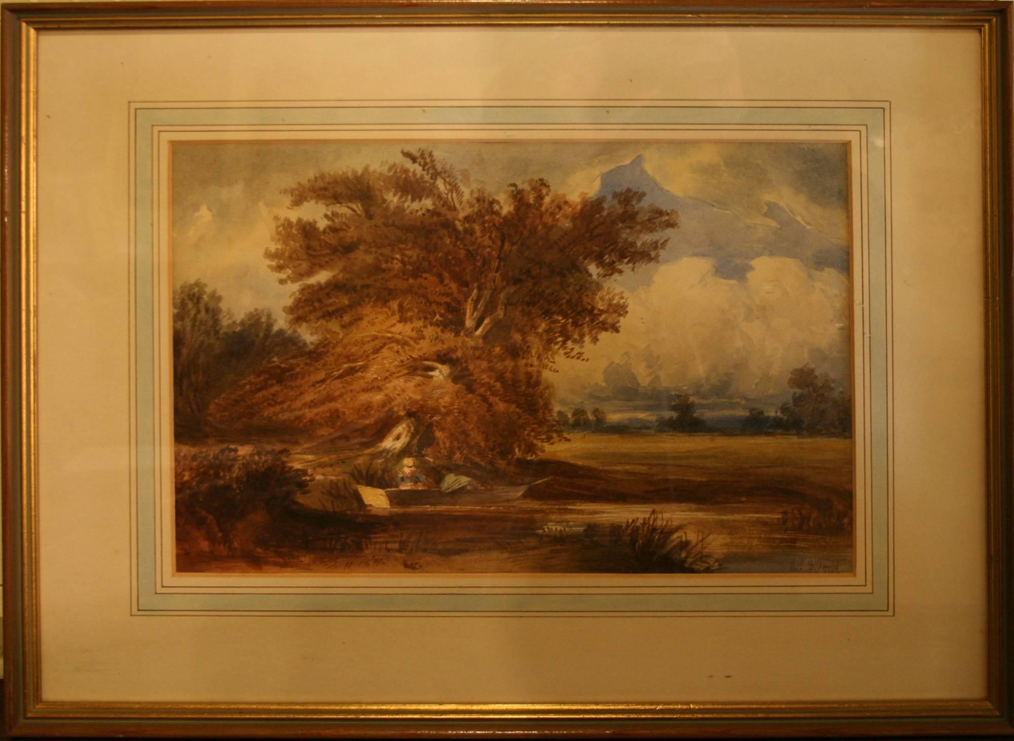 Landscape with a Figure in a Punt (1 of 1) Landscape with a Figure in a Punt (1 of 1)